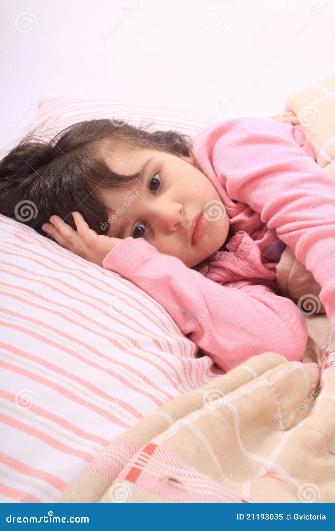 Little Girl Bedtime Royalty Free Stock Photo Image 21193035