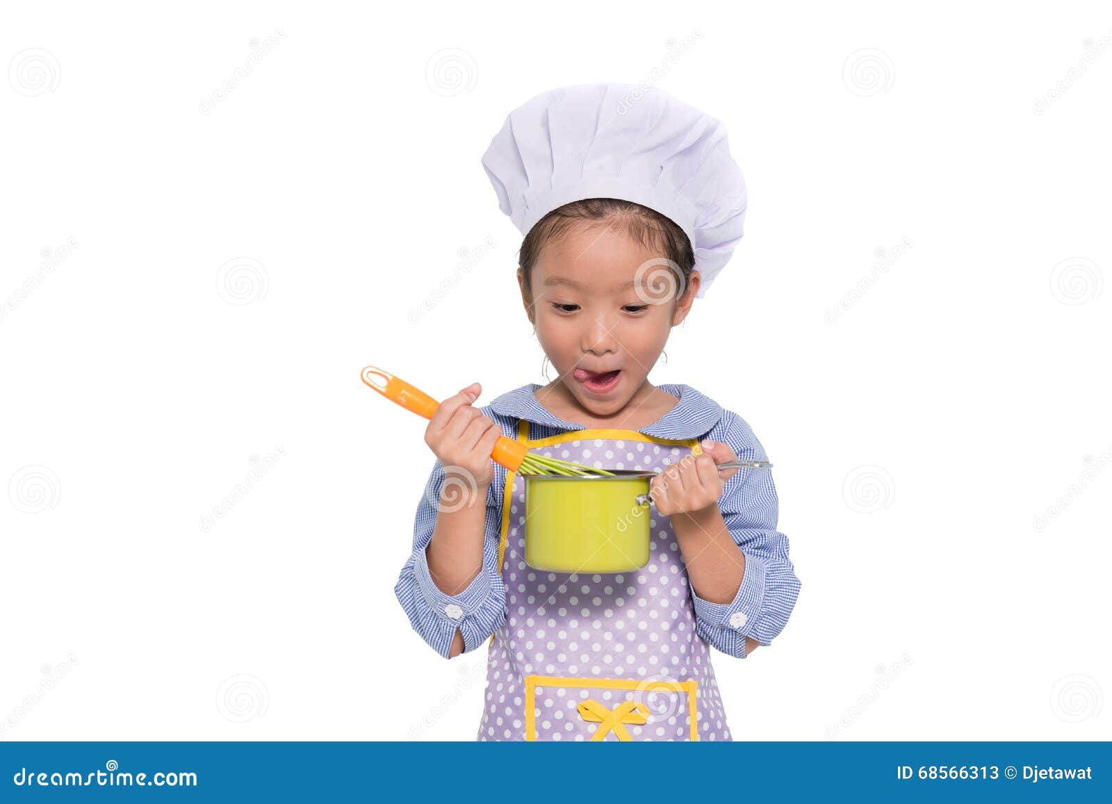 Little girl cooking stock image. Image of cook, beautiful 68566313