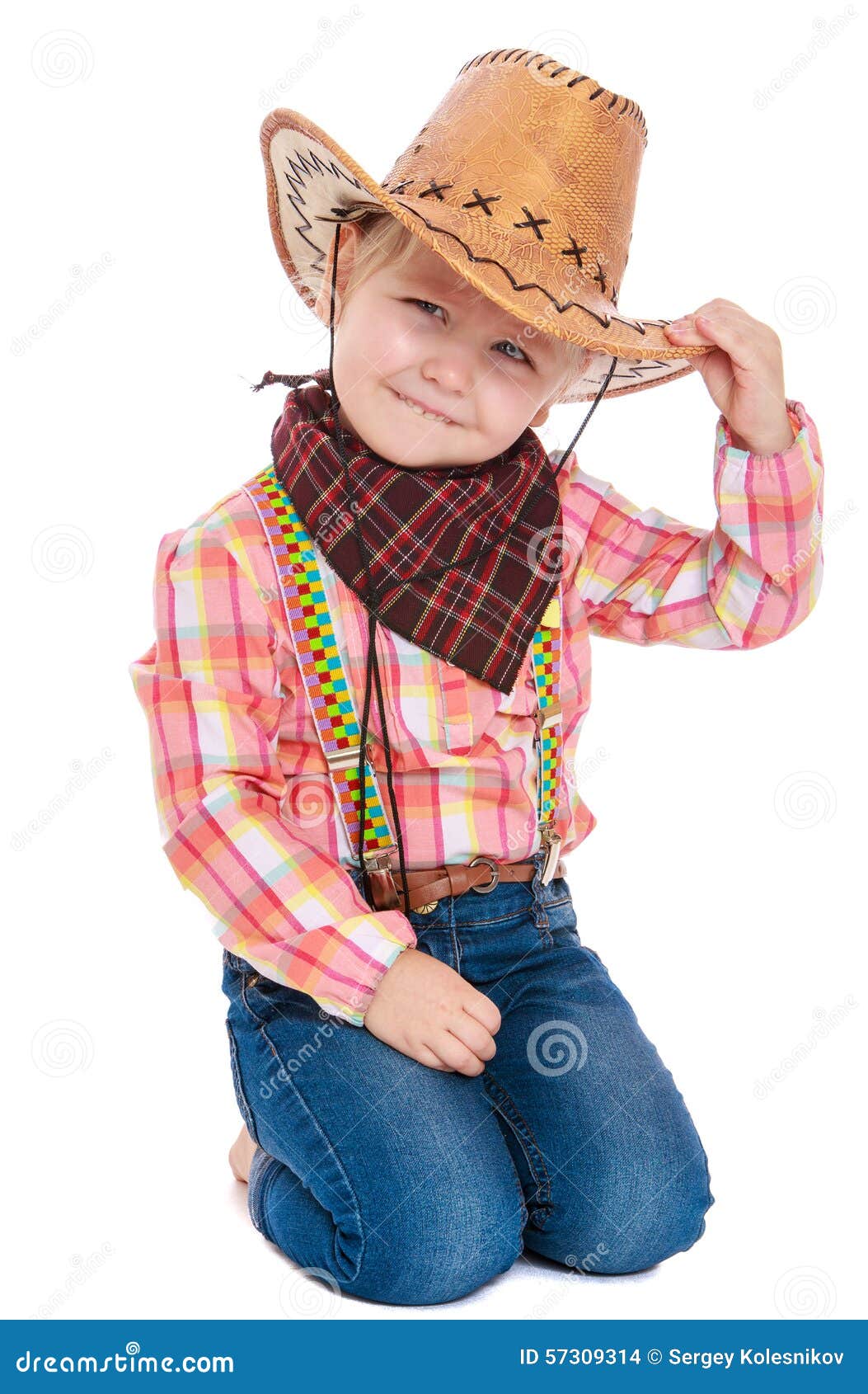 Cowboy Little Girl Outfit
