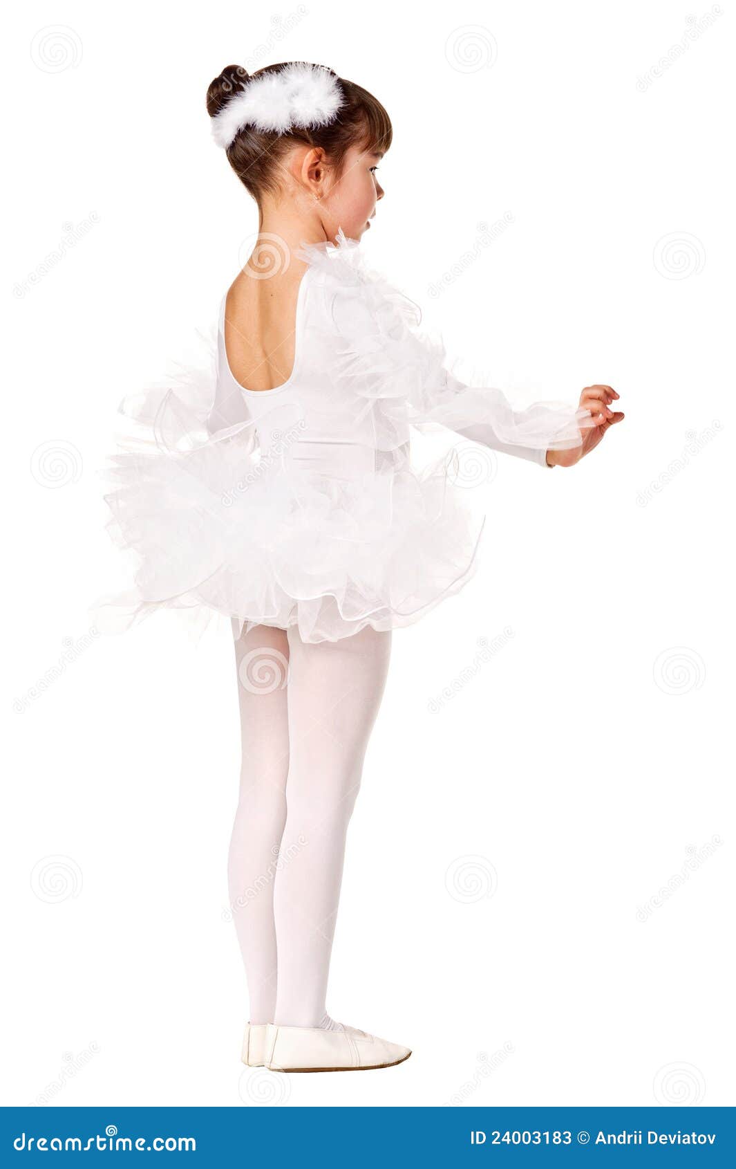 Little Girl in the Dance Pose Stock Image Image of girl, background