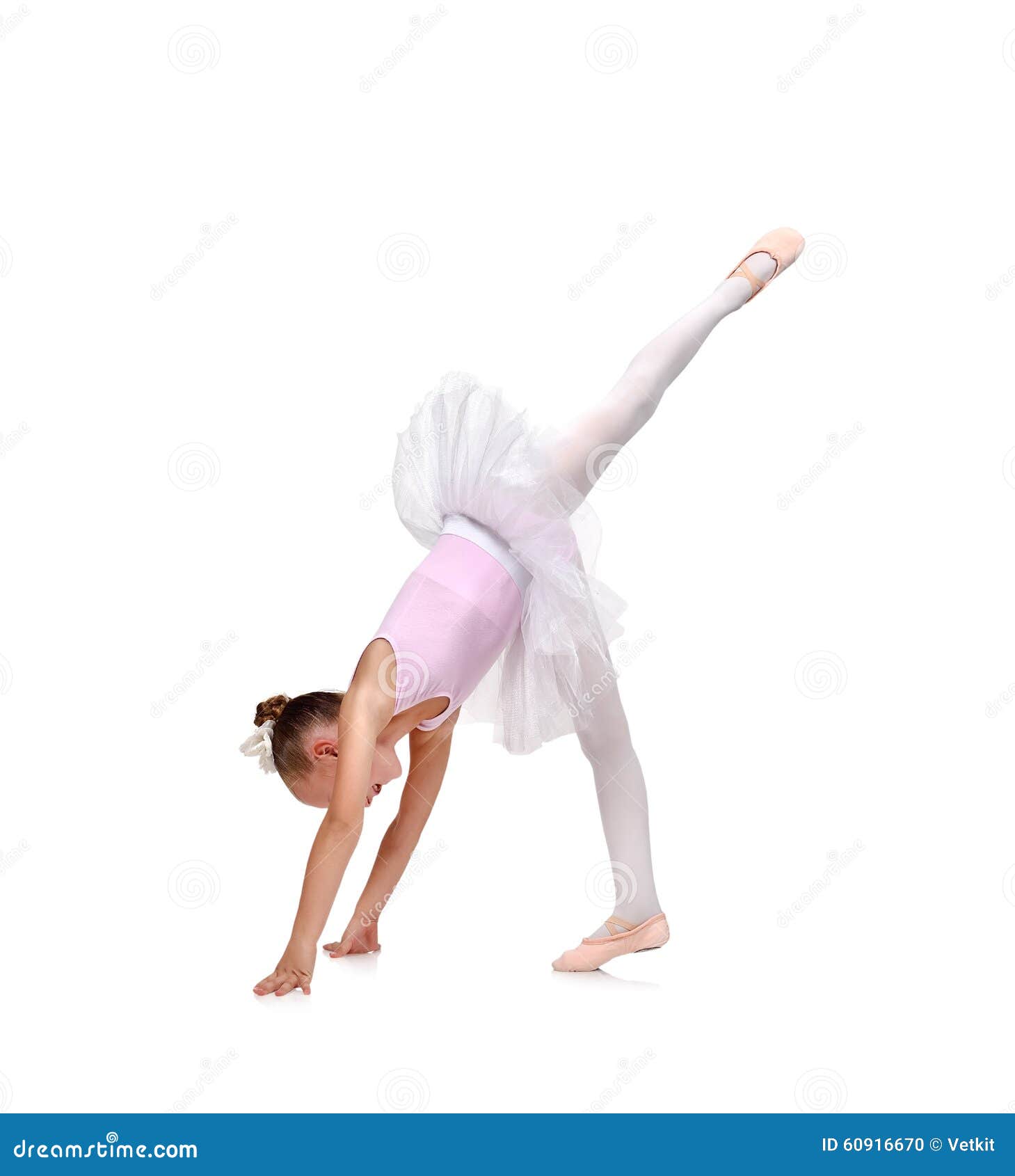 Little girl dances ballet stock photo. Image of posing 60916670
