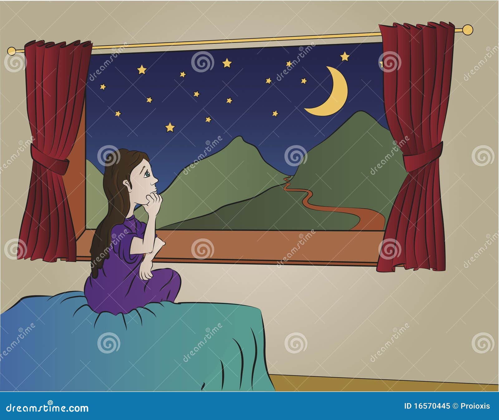 girl dreaming clipart - photo #26