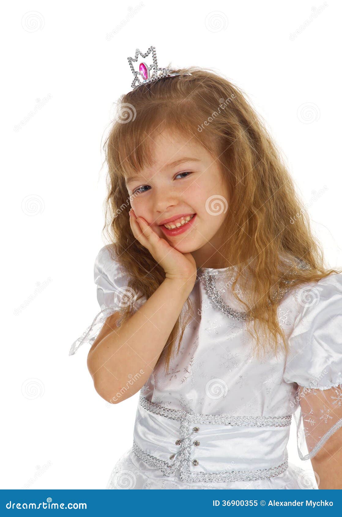 Little Girl Dressed As Princess Stock Image - Image of celebration ...