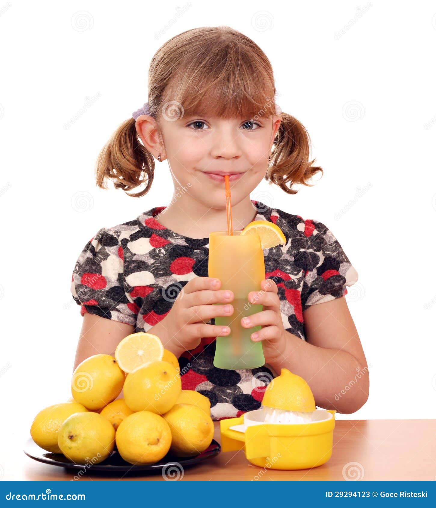 Little Boy At Lemonade Stand In Park. Cute Kid Are Selling Lemonade At A Homemade Lemonade Stand