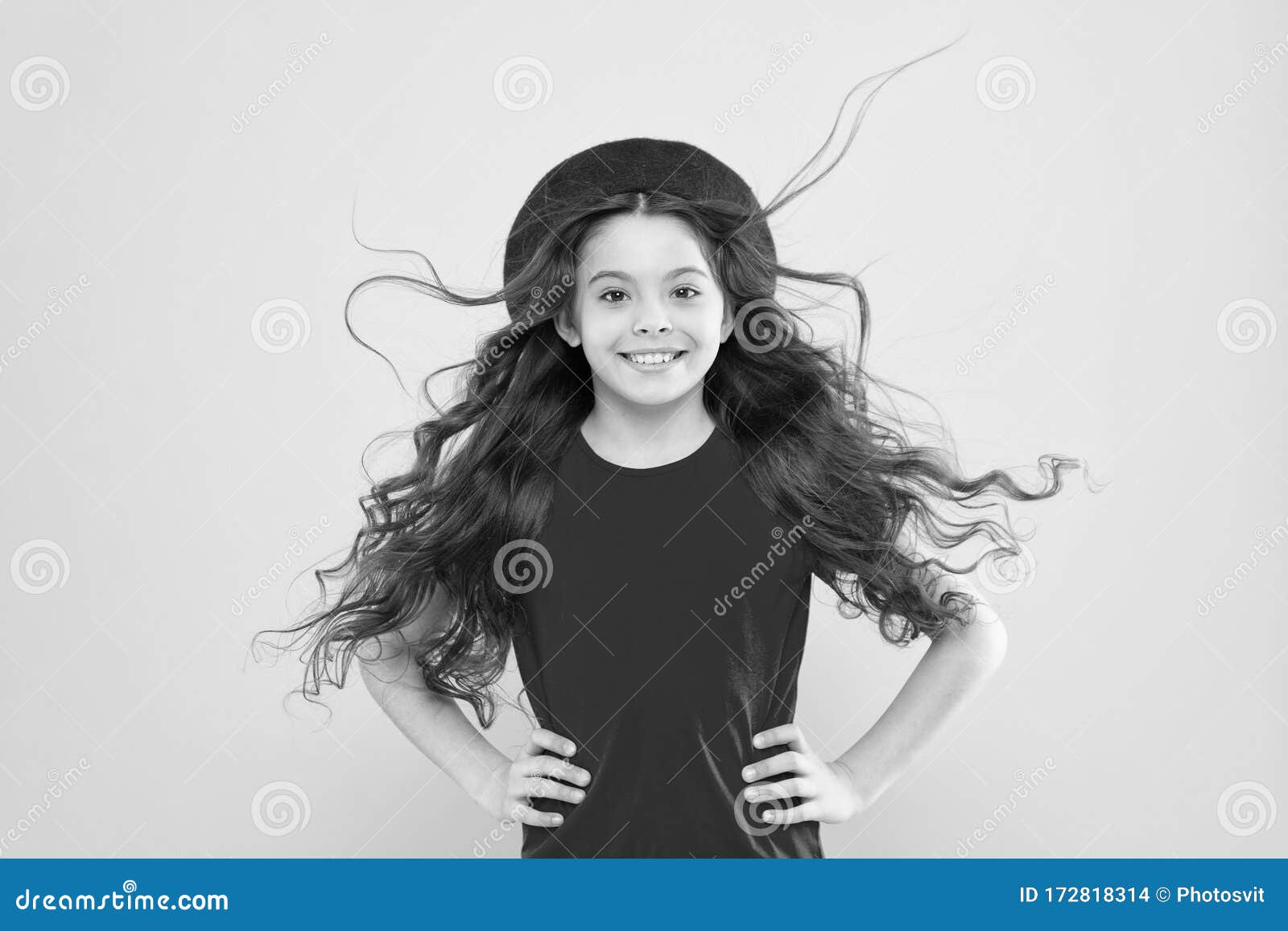 Little Girl Grow Long Hair Teen Fashion Model Discover