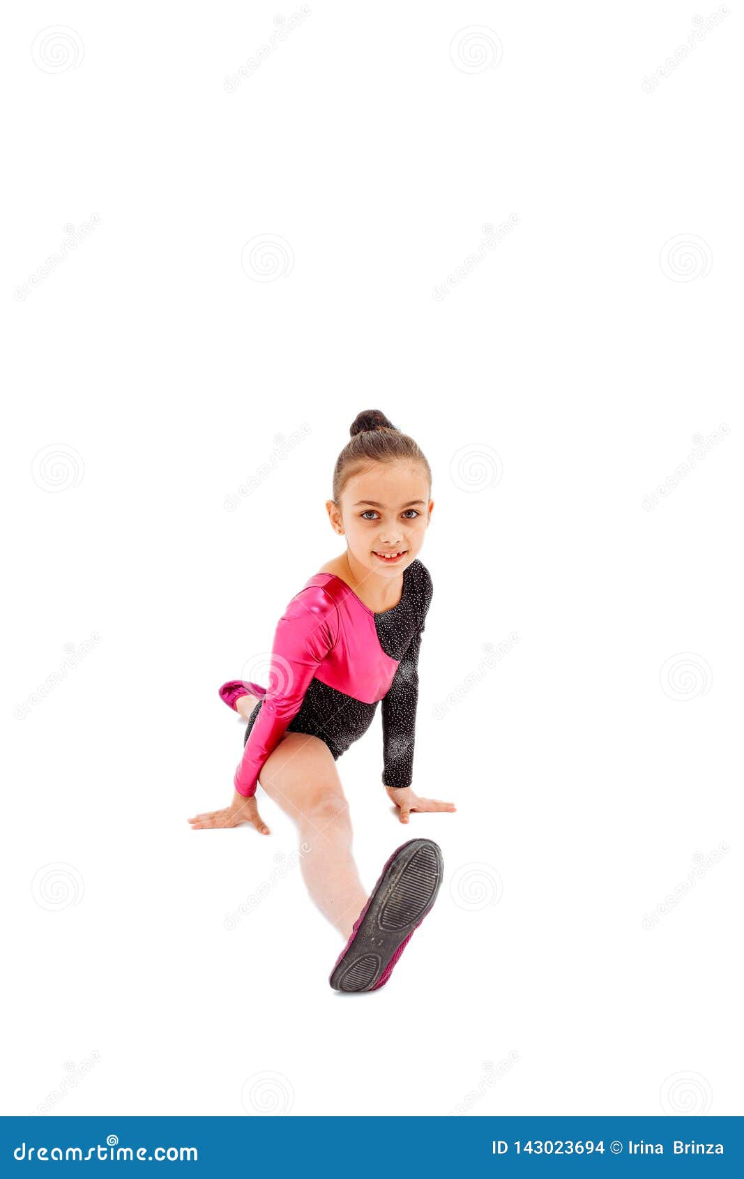 Gymnastics Teenage Girls The Splits Teenager Stock Photos 