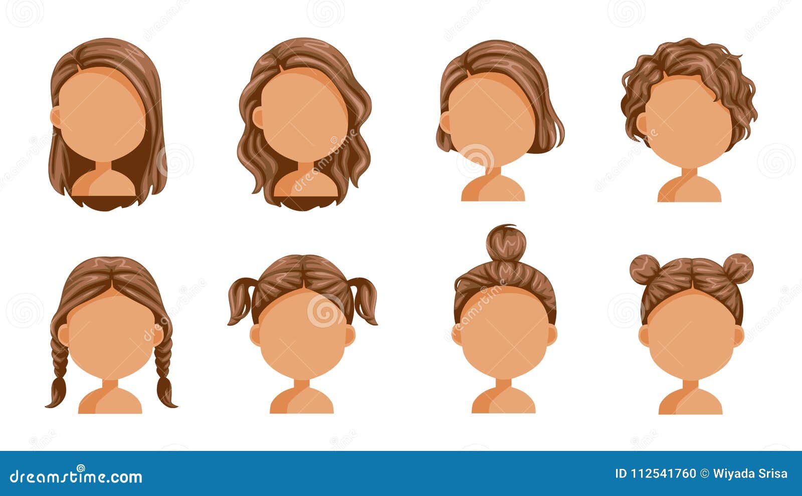 Girl Hair Stock Illustrations – 287,583 Girl Hair Stock Illustrations,  Vectors & Clipart - Dreamstime