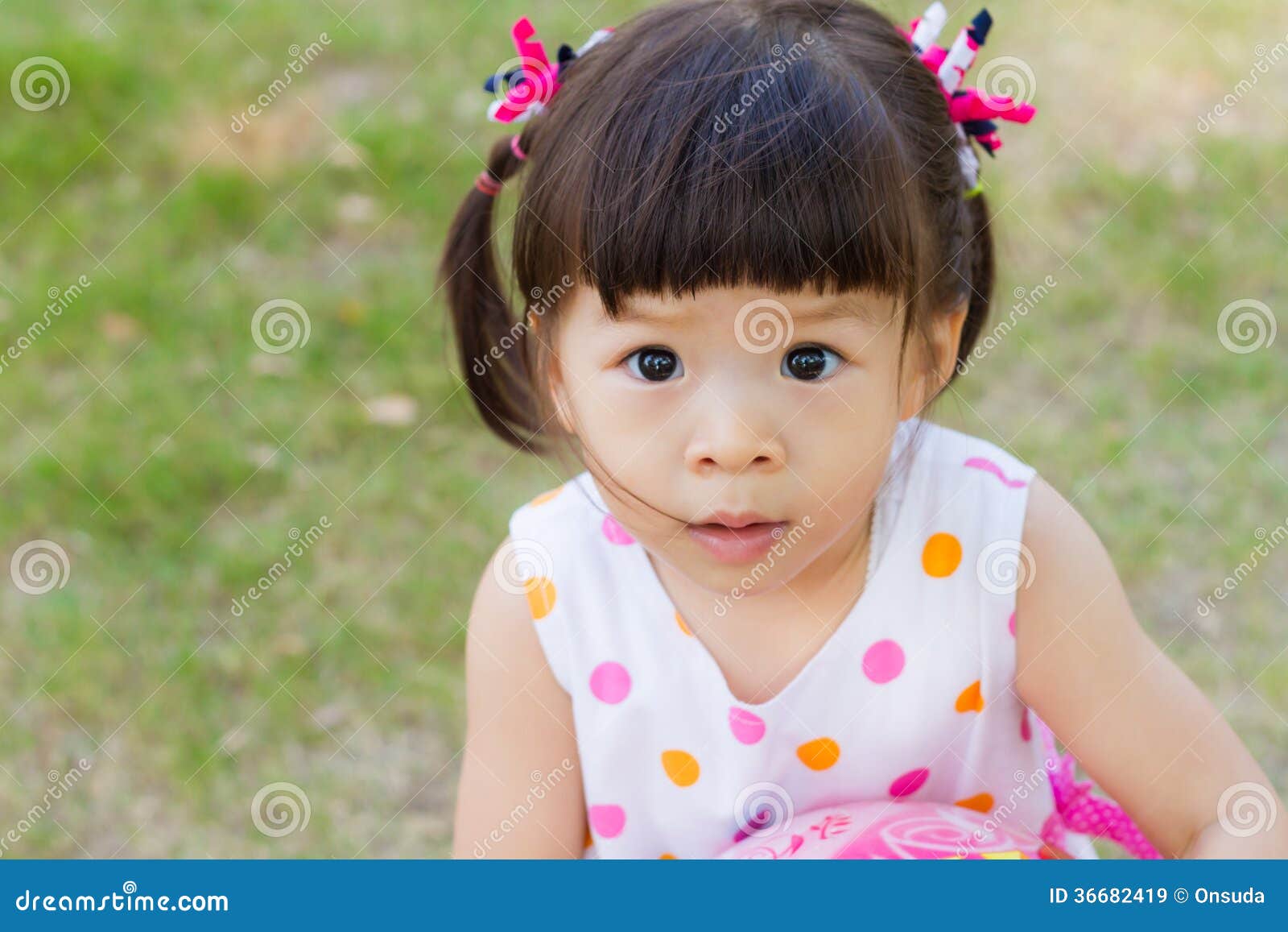 Little girl looking at you stock image. Image of little - 36682419