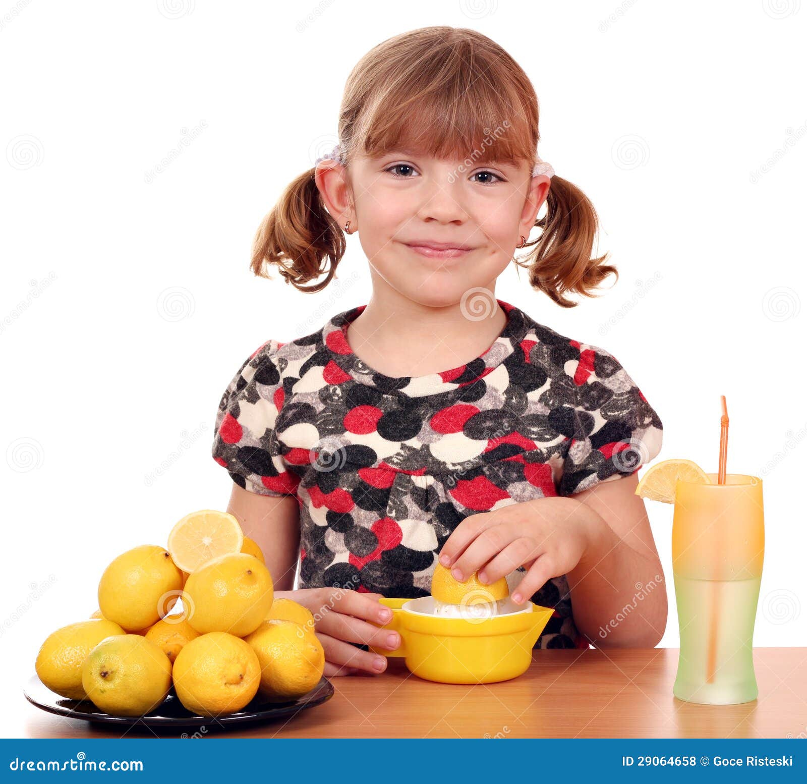 Little Boy At Lemonade Stand In Park. Cute Kid Are Selling Lemonade At A Homemade Lemonade Stand