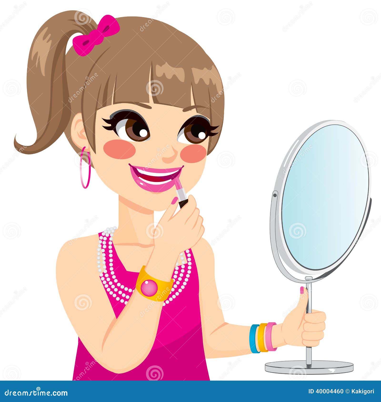 to put on makeup clip art