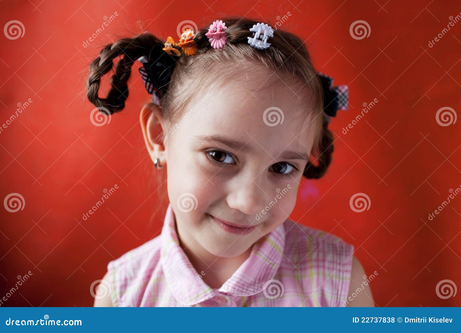The Little Girl Naughty School Age Stock Photo - Image of 