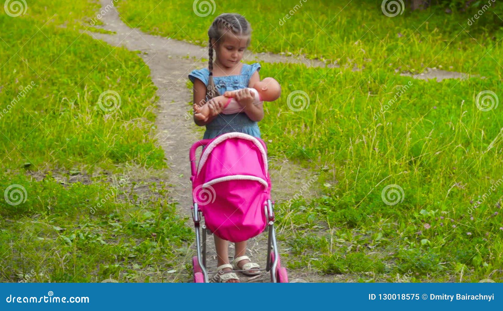 little girl baby doll stroller