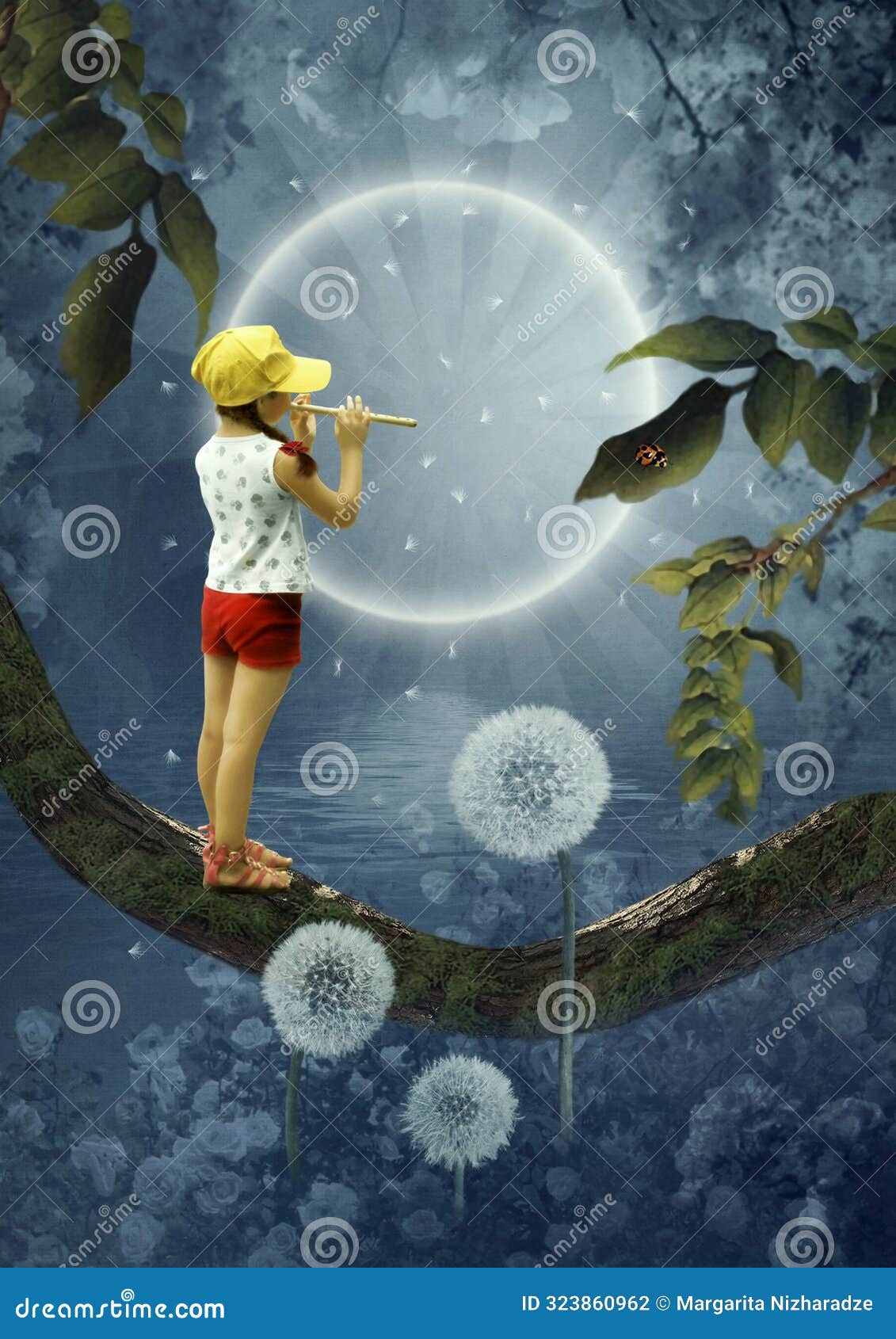 little girl plays the duduk