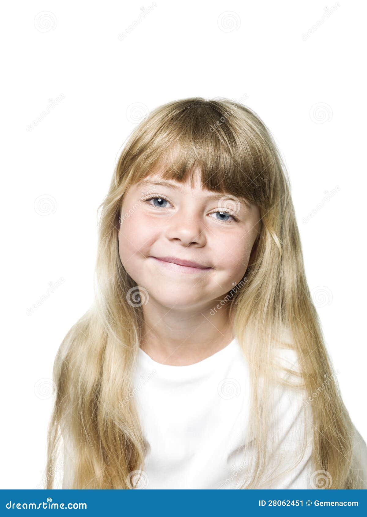 Little Girl Portrait stock image. Image of blond, girls 28062451