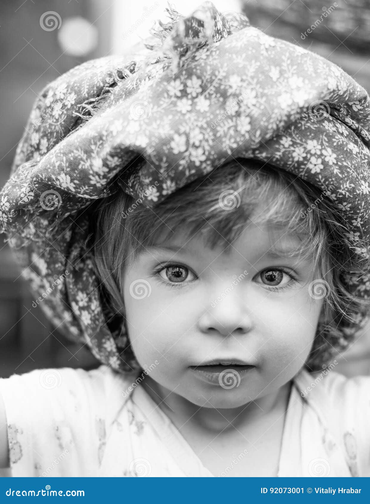 Little girl portrait stock image. Image of smile, head 92073001