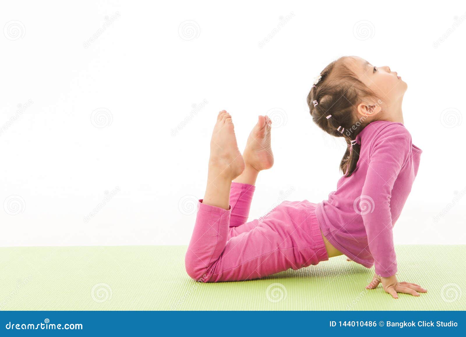 Girl in yoga pants