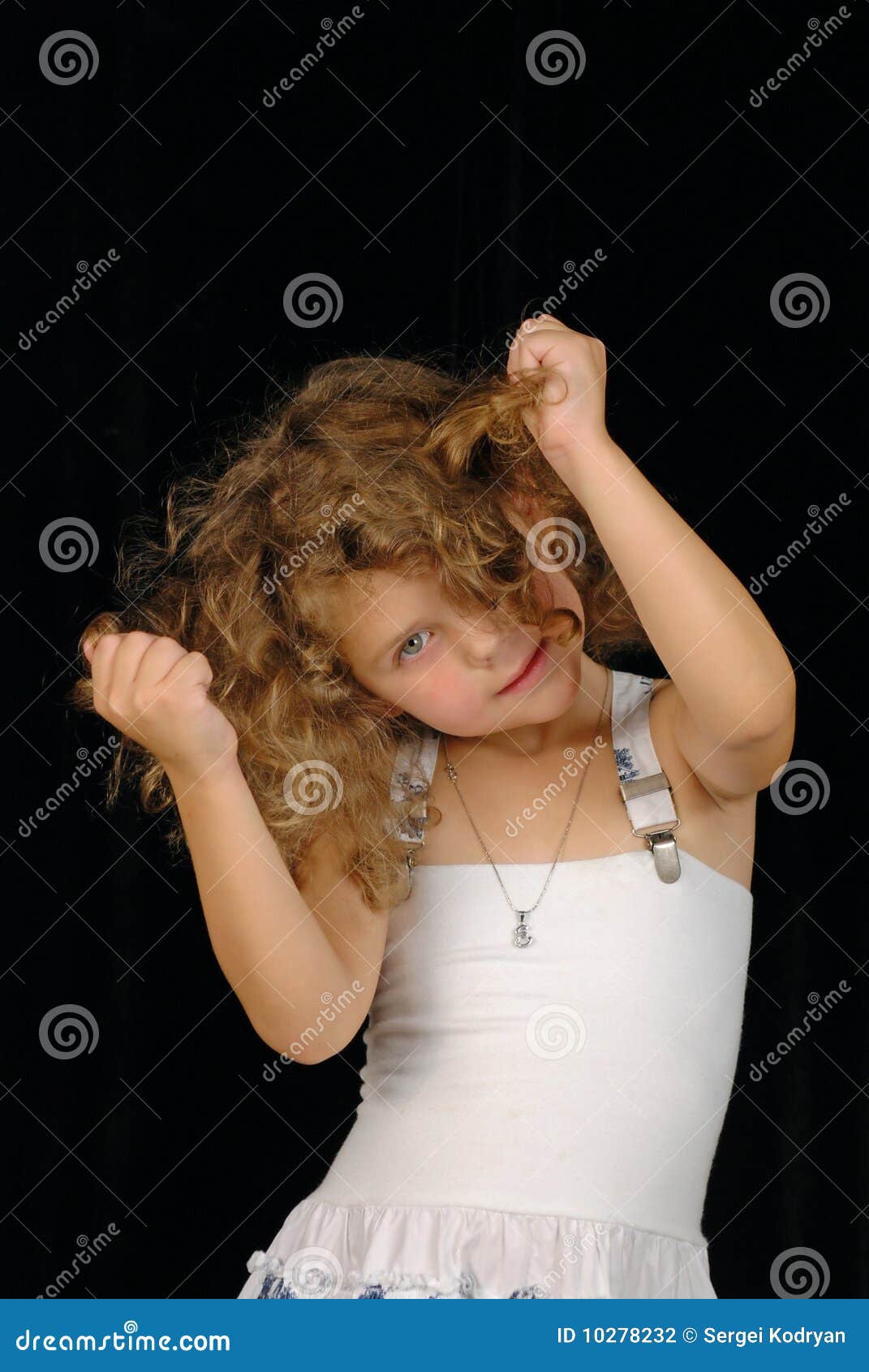 Little Girl Pulling Hair Stock Photography Image 10278232
