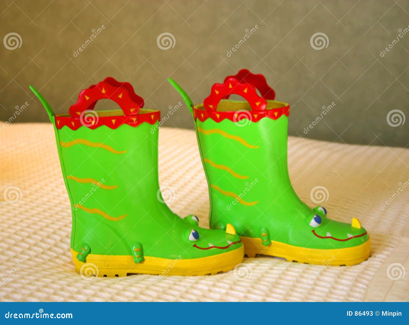 Appeal to be attractive Funnel web spider rag Little girl s boots stock image. Image of green, rain, funny - 86493
