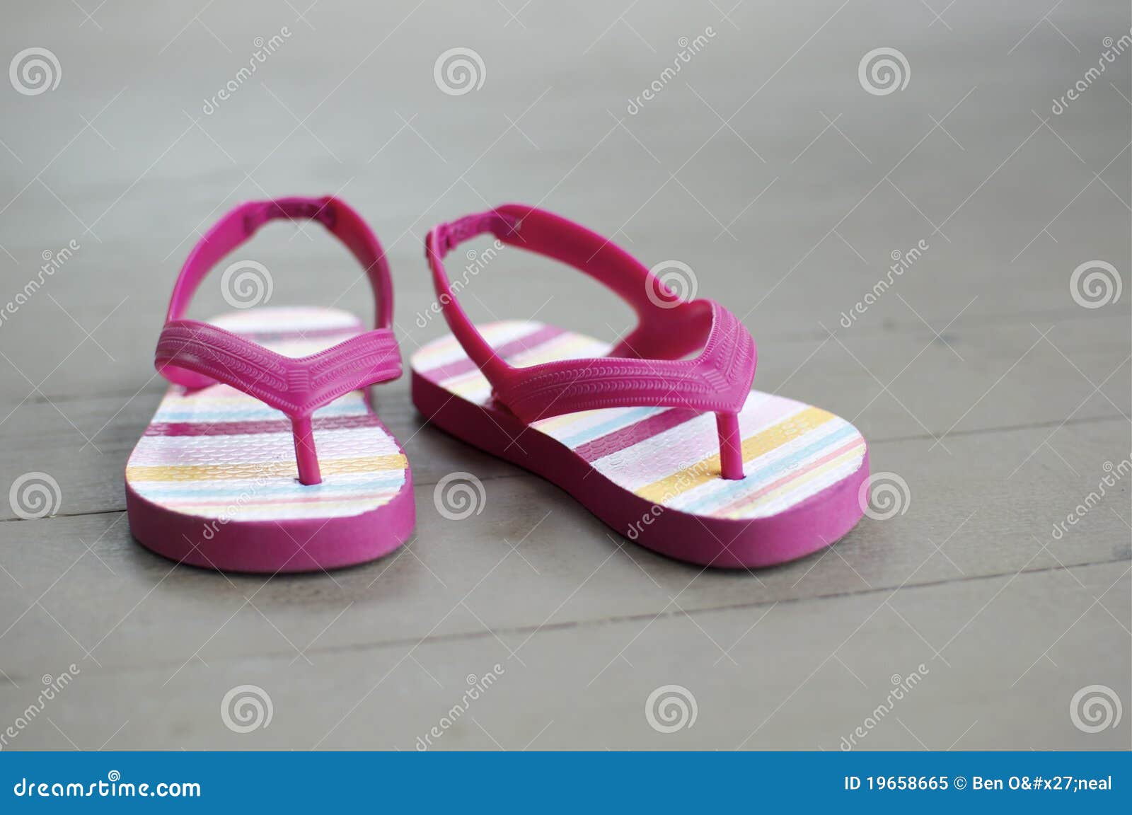 Little Girl Sandals stock image. Image of field, stripes - 19658665