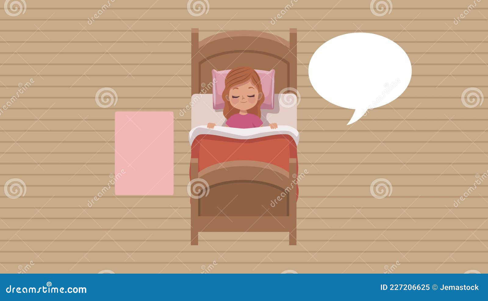Hd Porn Videos Sleeping Cartoon - Little Girl Sleeping in Bed Animation Stock Video - Video of talking,  happiness: 227206625