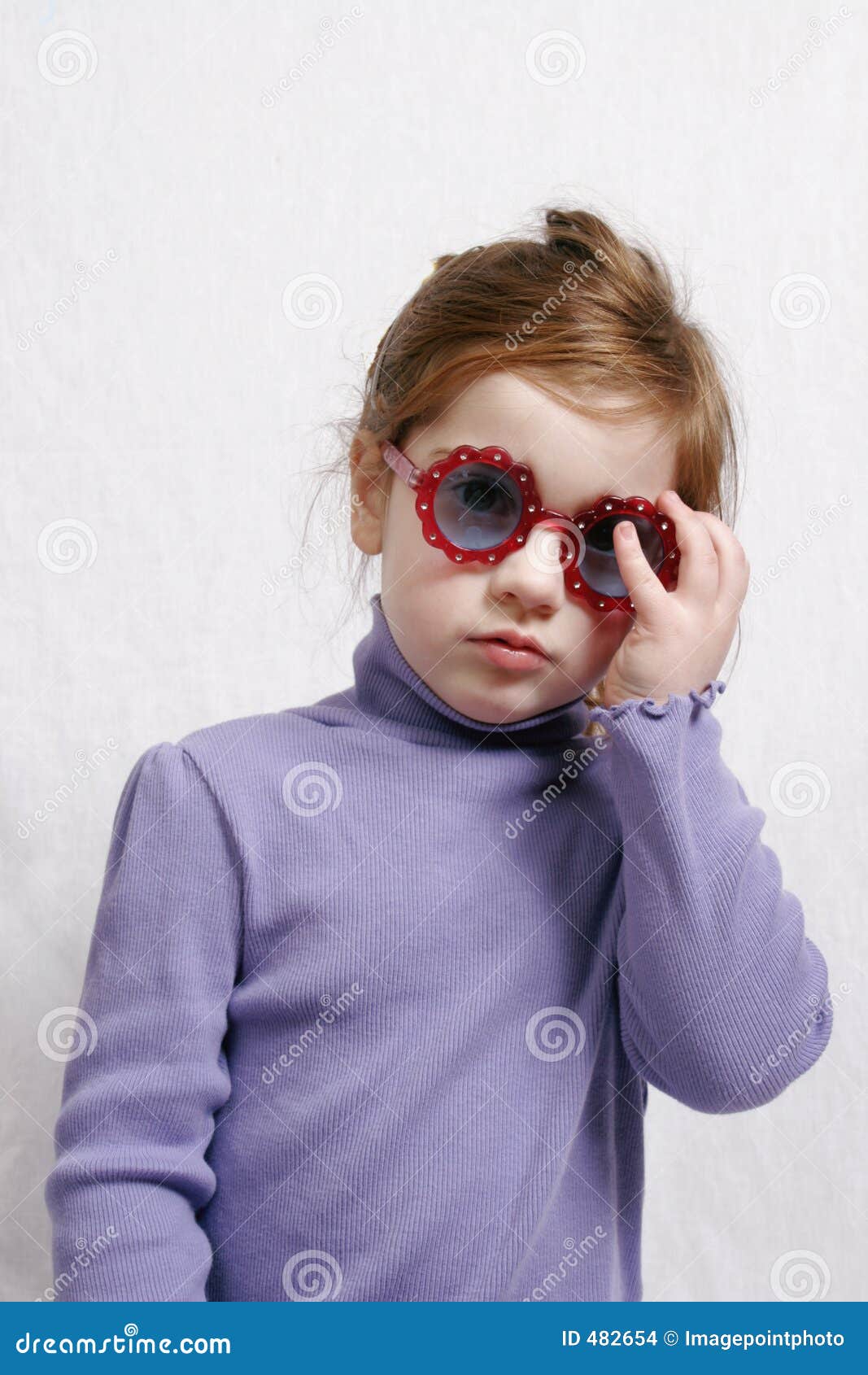 Little girl in sunglasses stock photo. Image of girls, children 482654