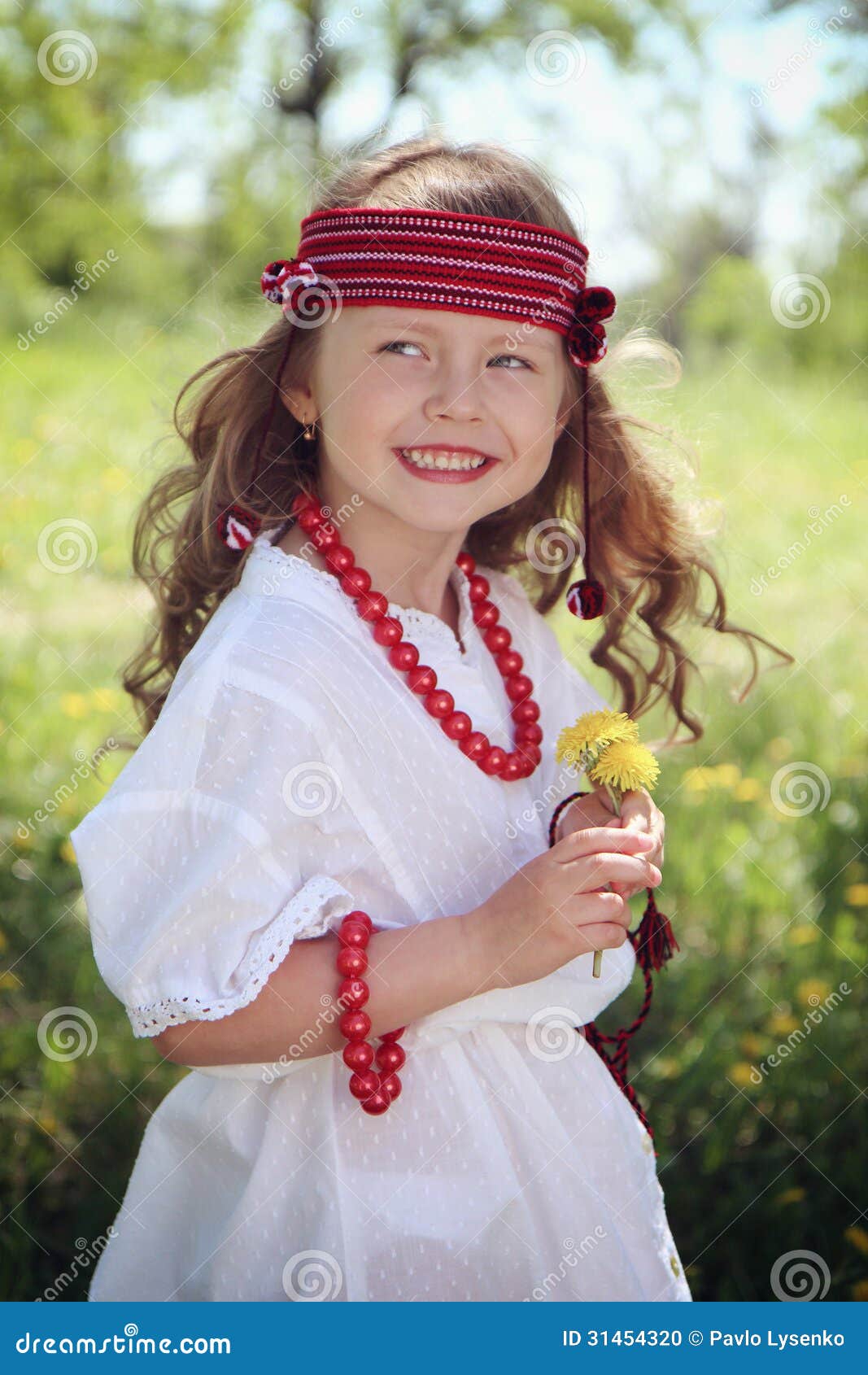 Little girl. stock photo. Image of lawn, cute, lifestyles - 31454320