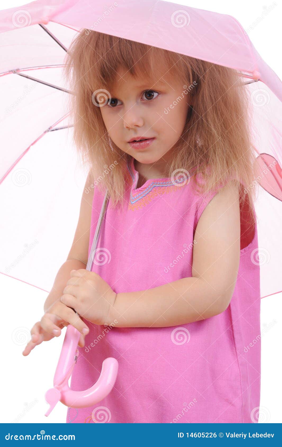 Little Girl with an Umbrella. Stock Photo - Image of fashion, beautiful ...