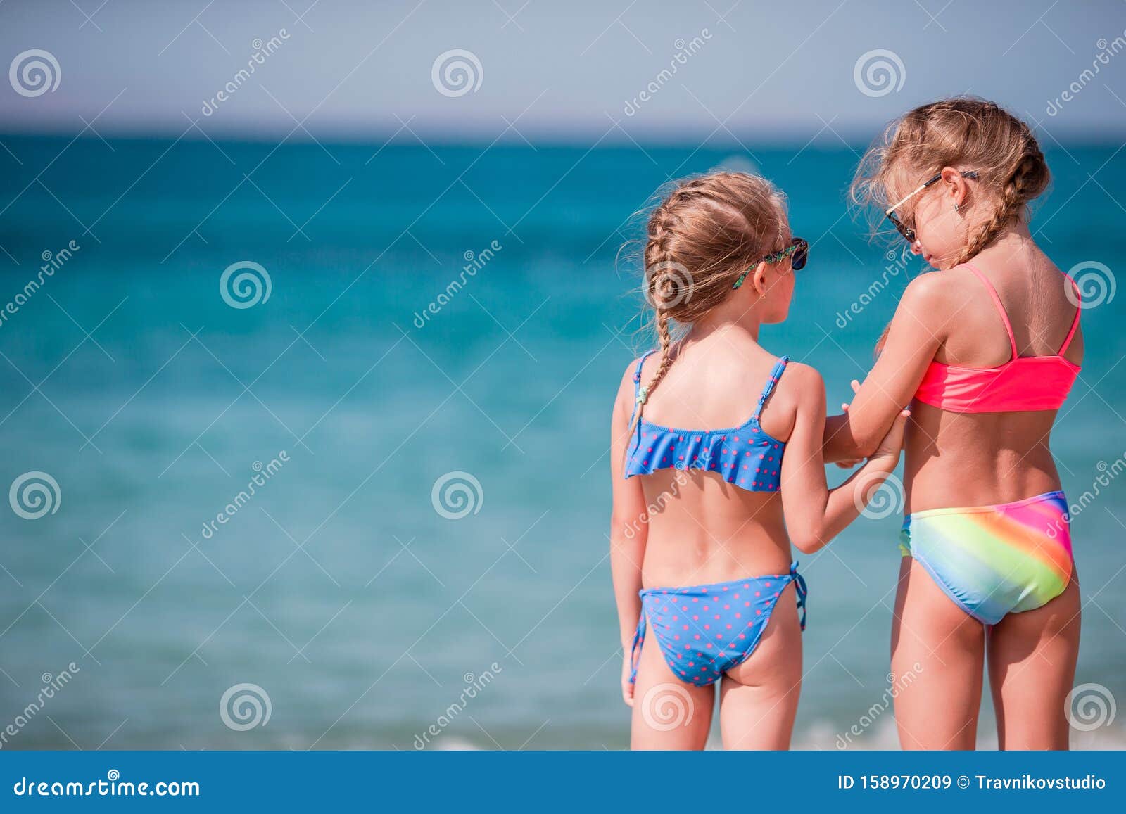 Young Girls Having Fun With