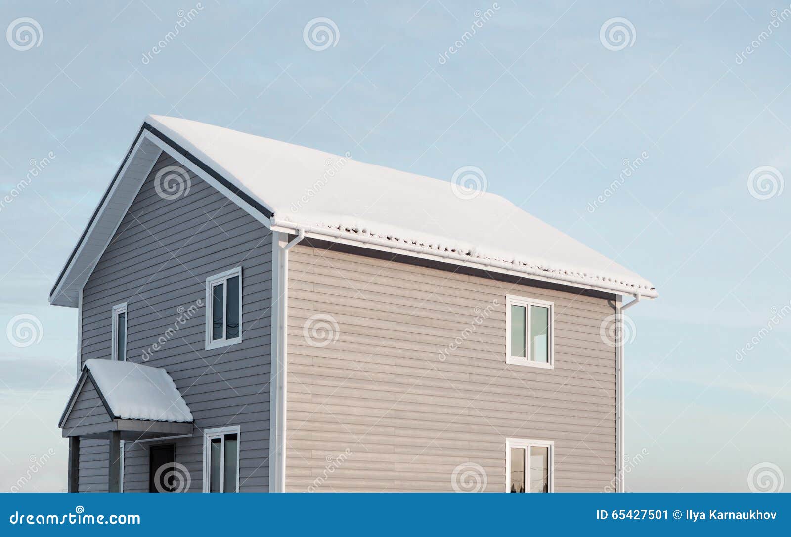 Little gray house stock image. Image of fenster, homestead 65427501