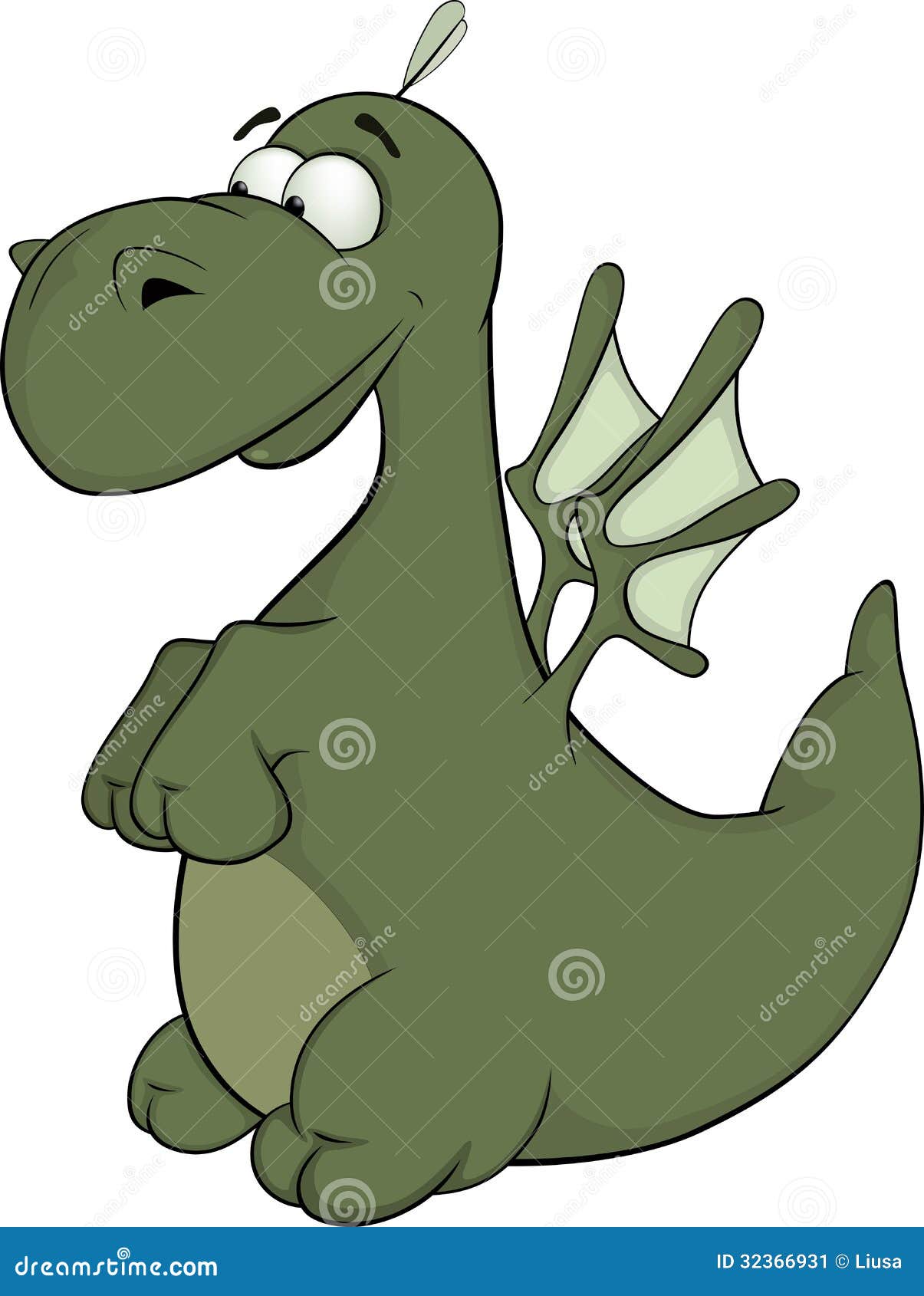 Little Green Dragon Cartoon Illustration 32366931 - Megapixl Little Green Dragon Cartoon Illustration 32366931 - Megapixl