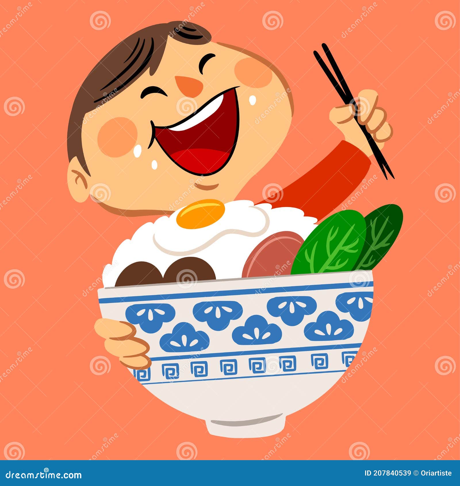 Bowl Of Rice With Ebi Tempura And Tobiko Cartoon Vector CartoonDealer bowl-of-rice-with-ebi-tempura-and-tobiko-cartoon-vector-cartoondealer
