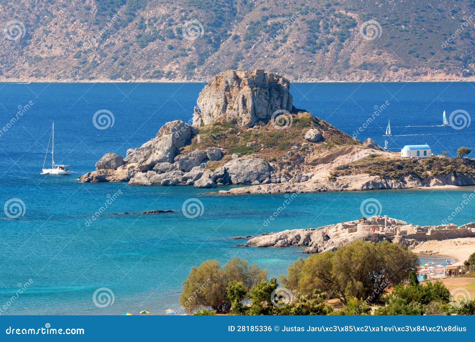 Little island stock photo. Image of greece, greek, scene - 28185336