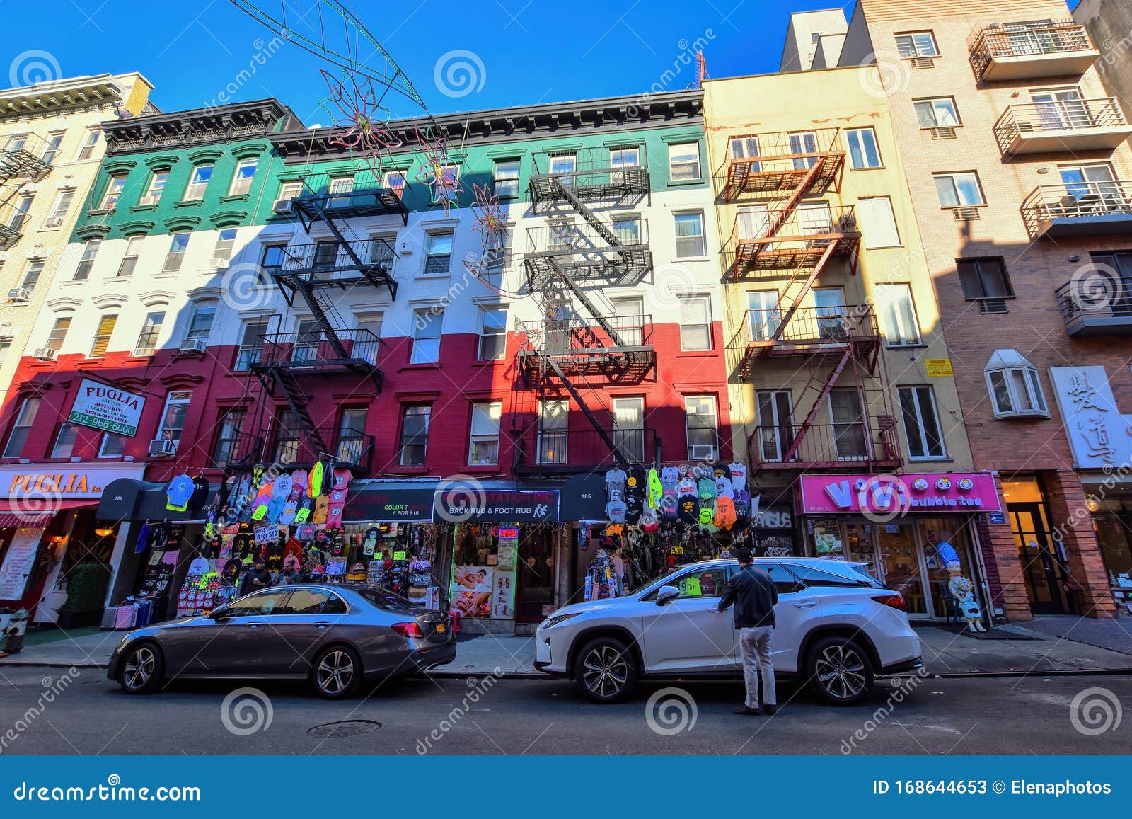 Little Italy in New York editorial stock photo. Image of market 168644653