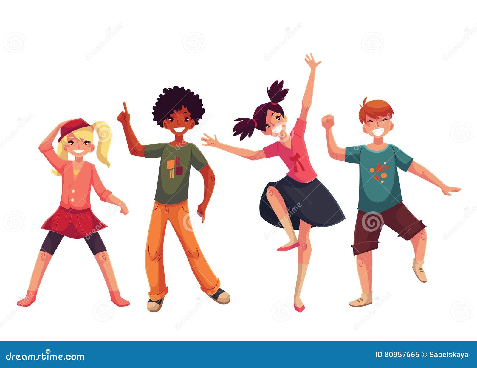 Cartoon Children Dancing Stock Illustrations – 6,216 Cartoon Children  Dancing Stock Illustrations, Vectors & Clipart - Dreamstime