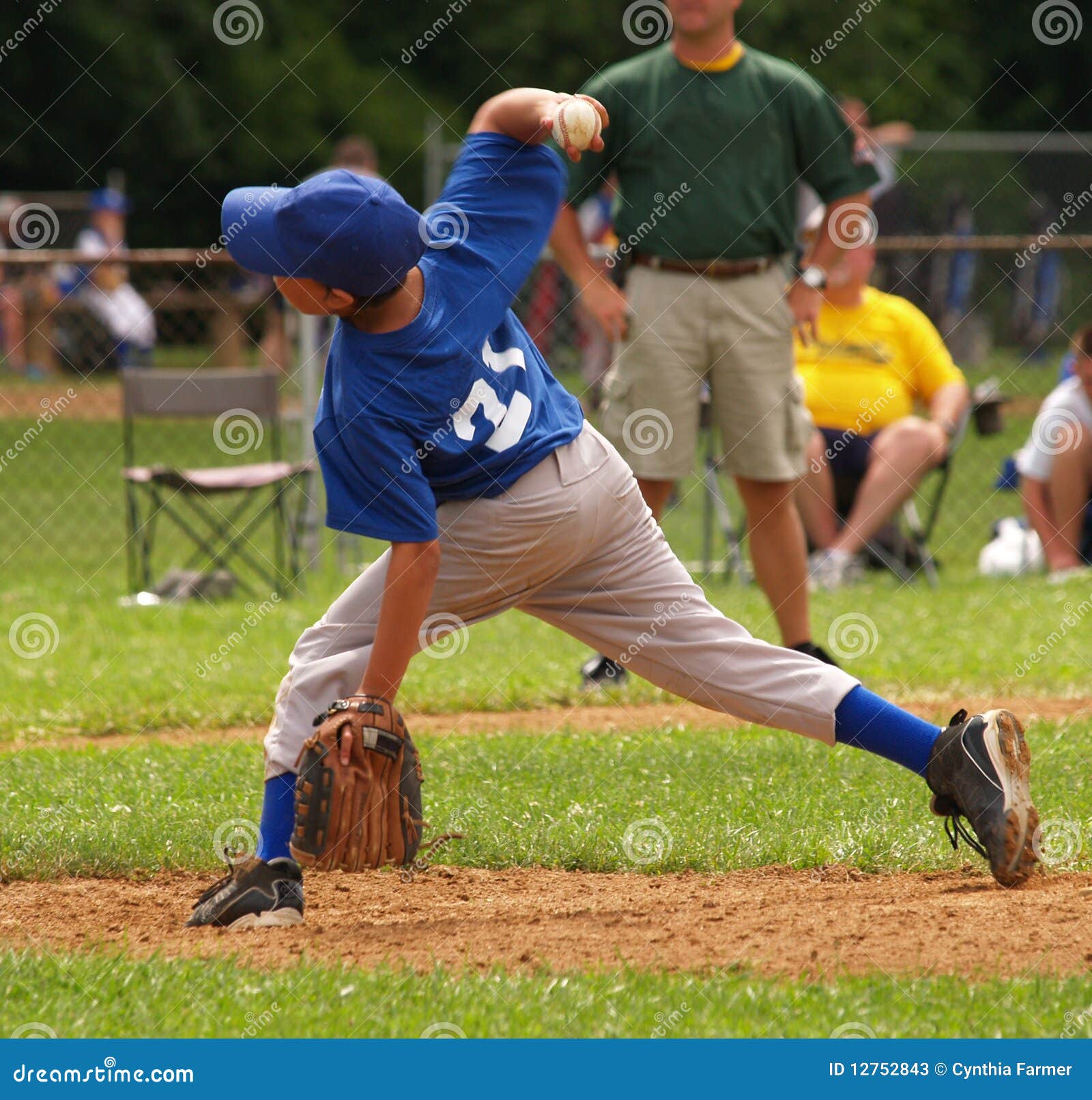 Little League Baseball Pitcher Stock Image Image of sport, pastime 12752843