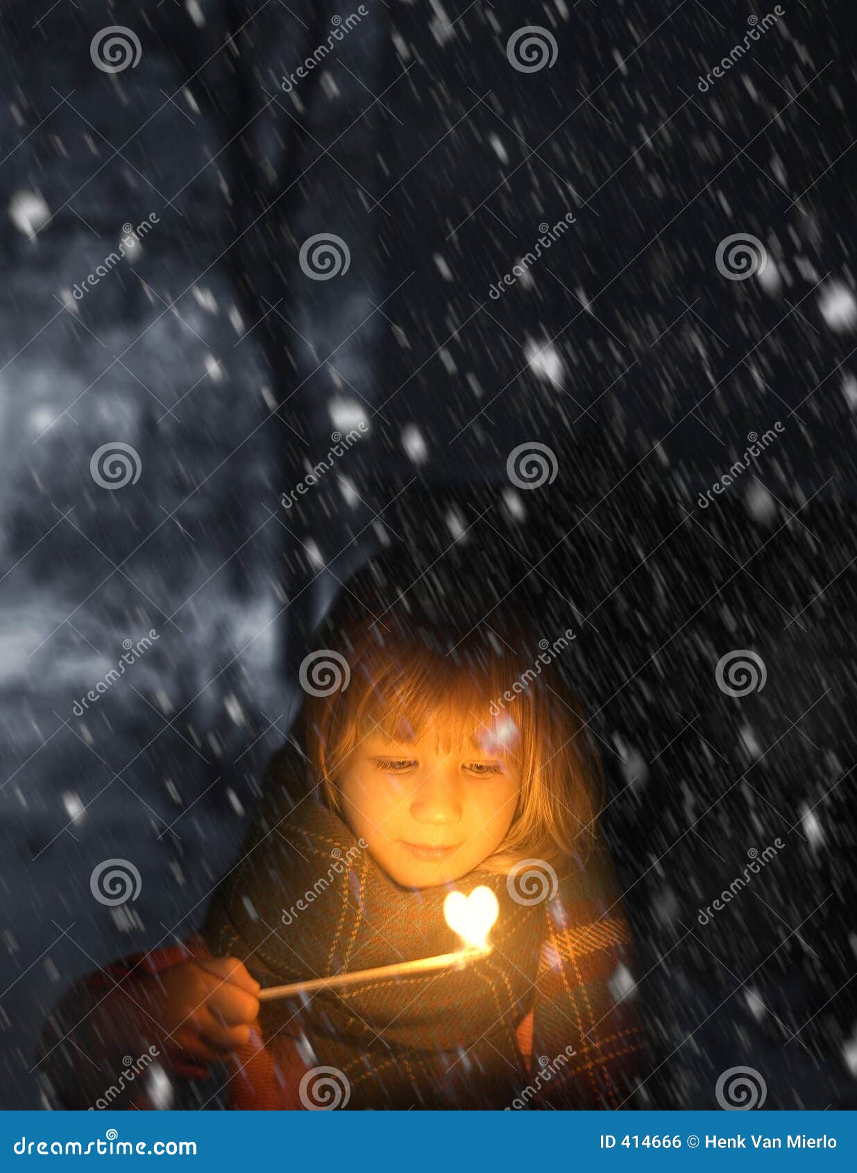 Little match stick girl stock photo. Image of freezing 414666