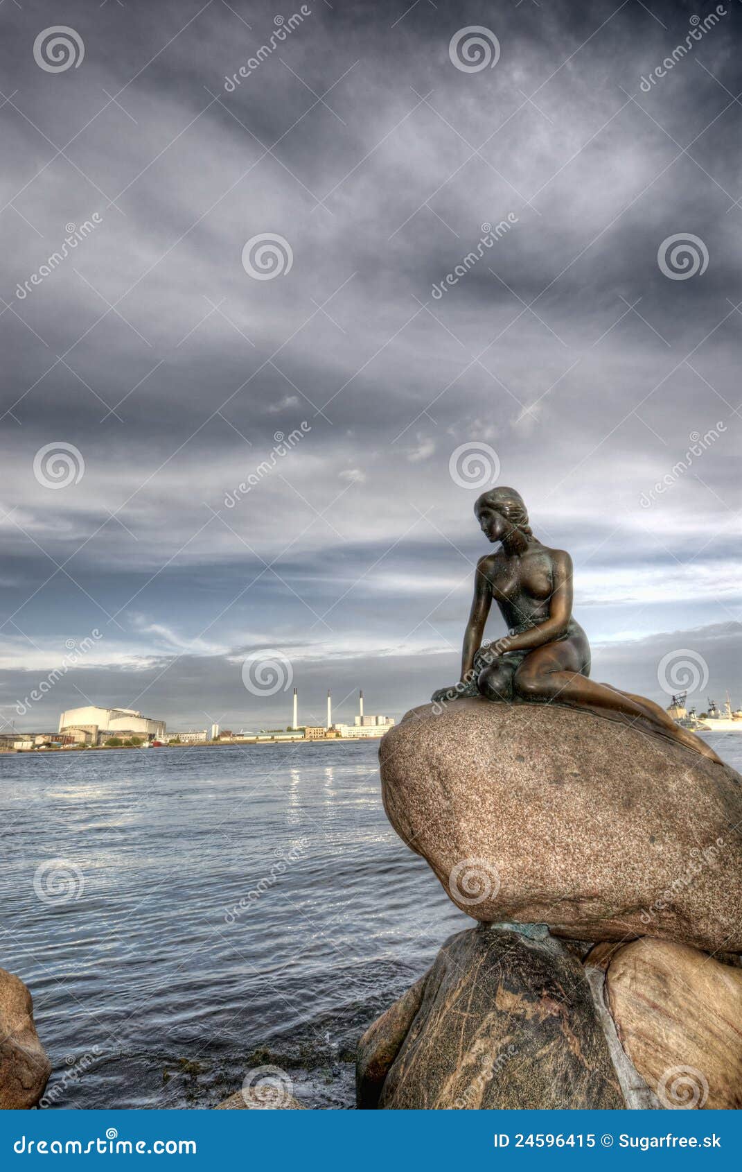 Little mermaid editorial image. Image of ocean, famous - 24596415