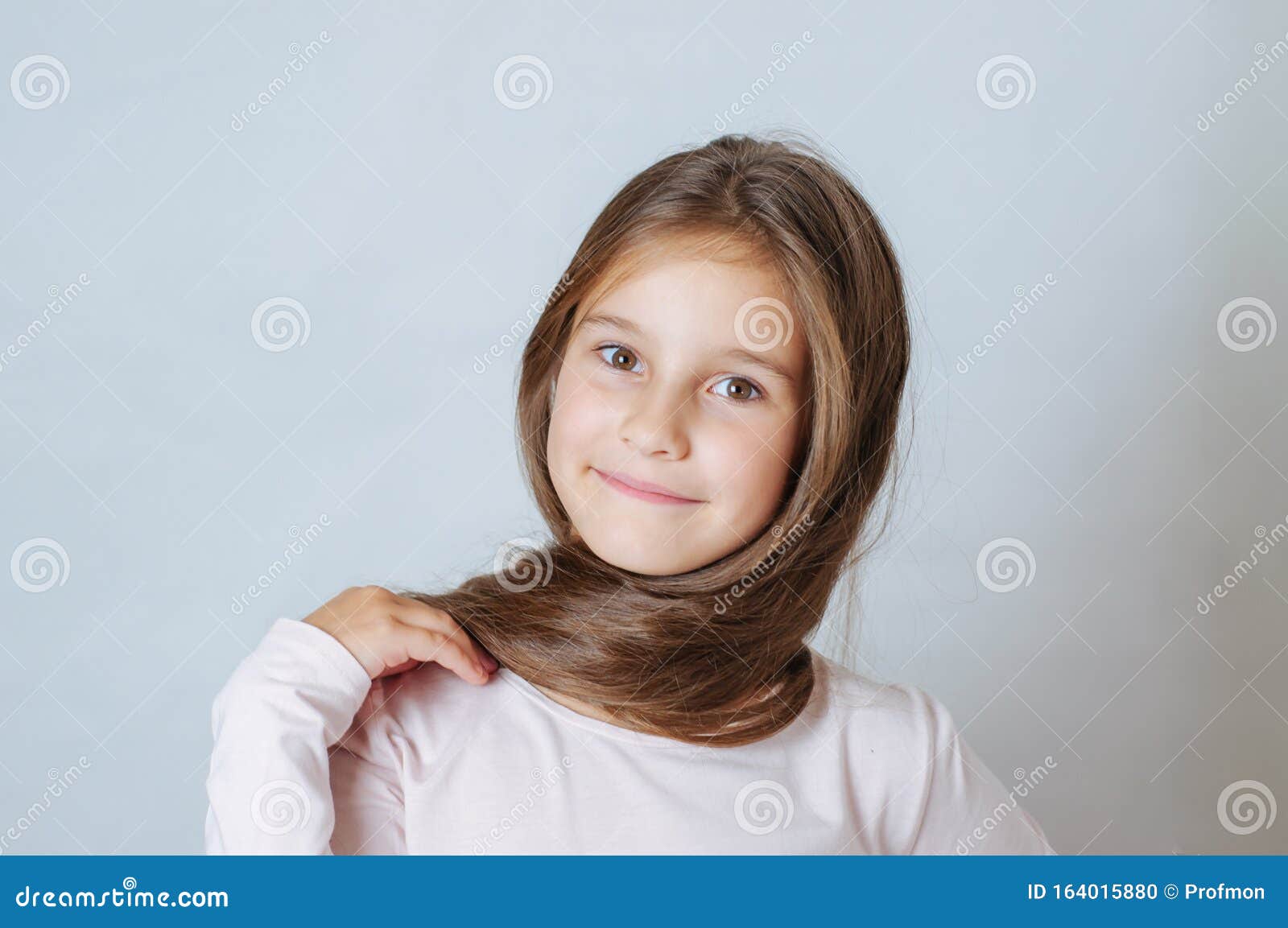 Little Pretty Girl Age 6-7 Years with Very Long Hair Expresses Emotional Joy and a Smile on a White Background Stock Photo - Image of cute, caucasian: 164015880 Little Pretty Girl Age 6-7 Years with Very Long Hair Expresses Emotional Joy and a Smile on a White Background Stock Photo - Image of cute, caucasian: 164015880