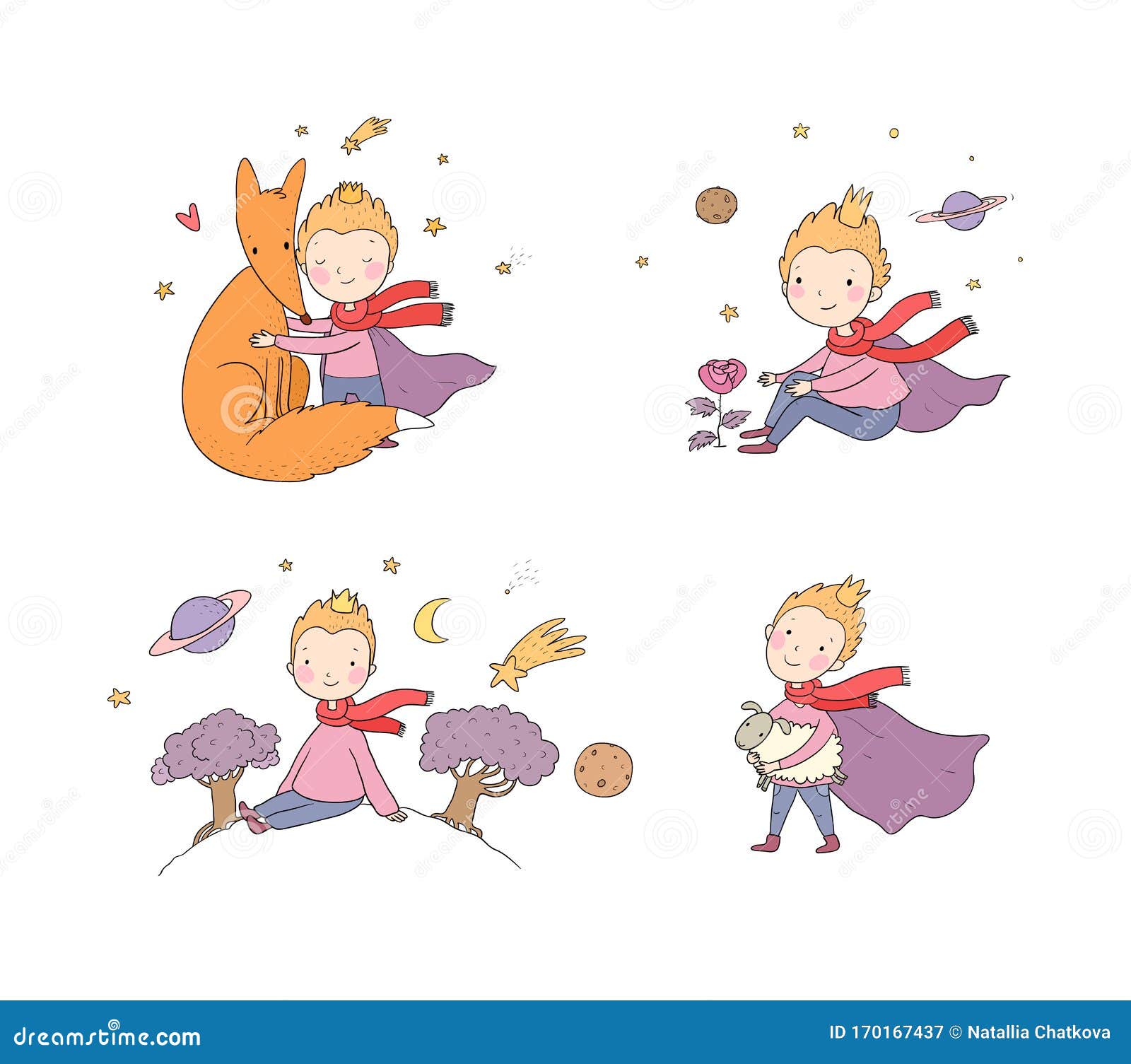 The Little Prince.A Fairy Tale About A Boy, A Rose, A Planet And A Fox