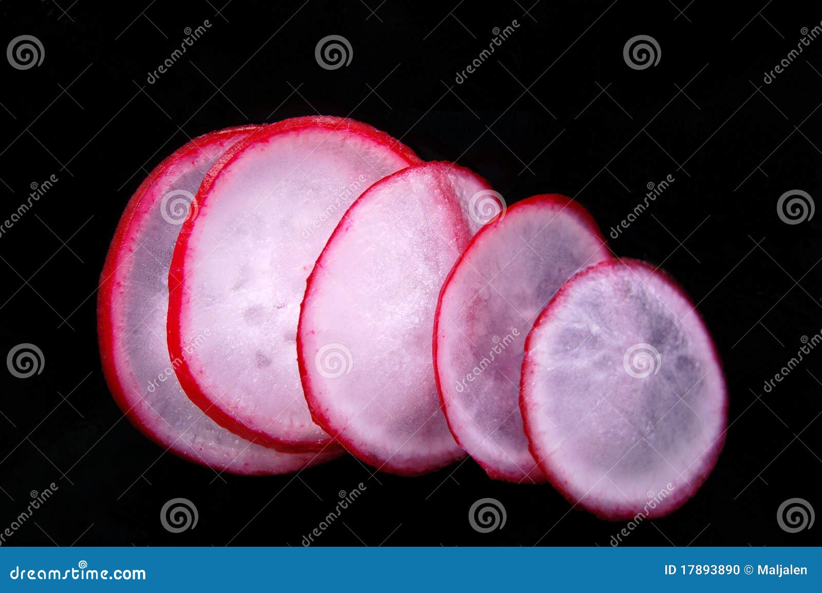 Little red radishes stock photo. Image of vegetarian 17893890