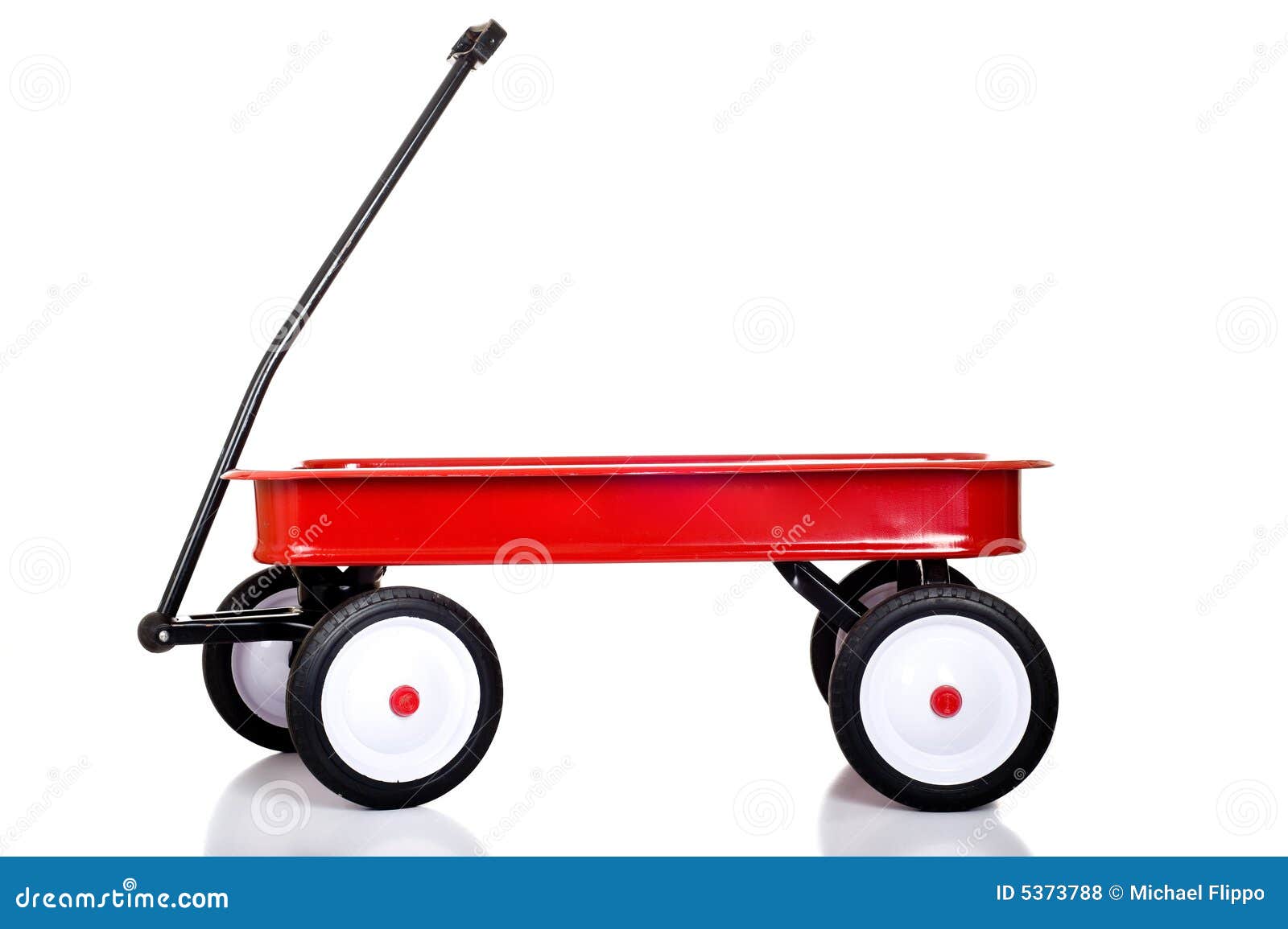 Little Red Wagon Royalty Free Stock Photos - Image: 5373788