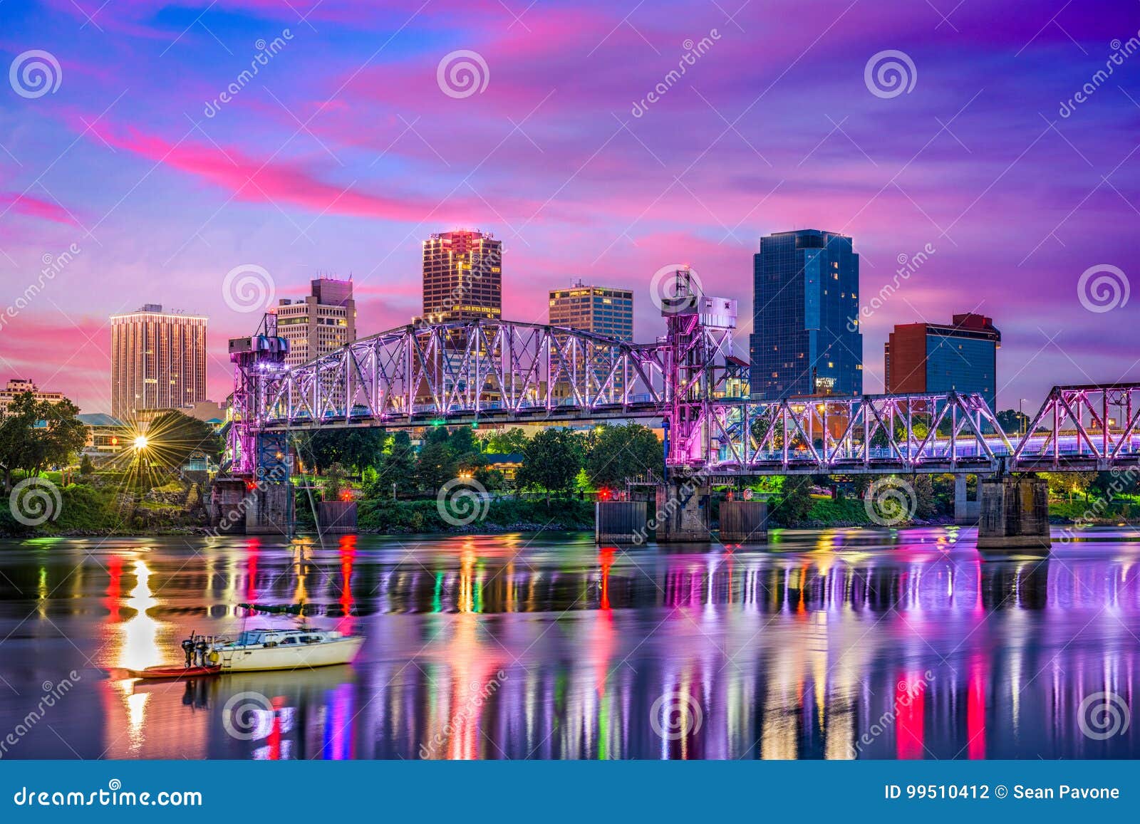 little rock arkansas skyline