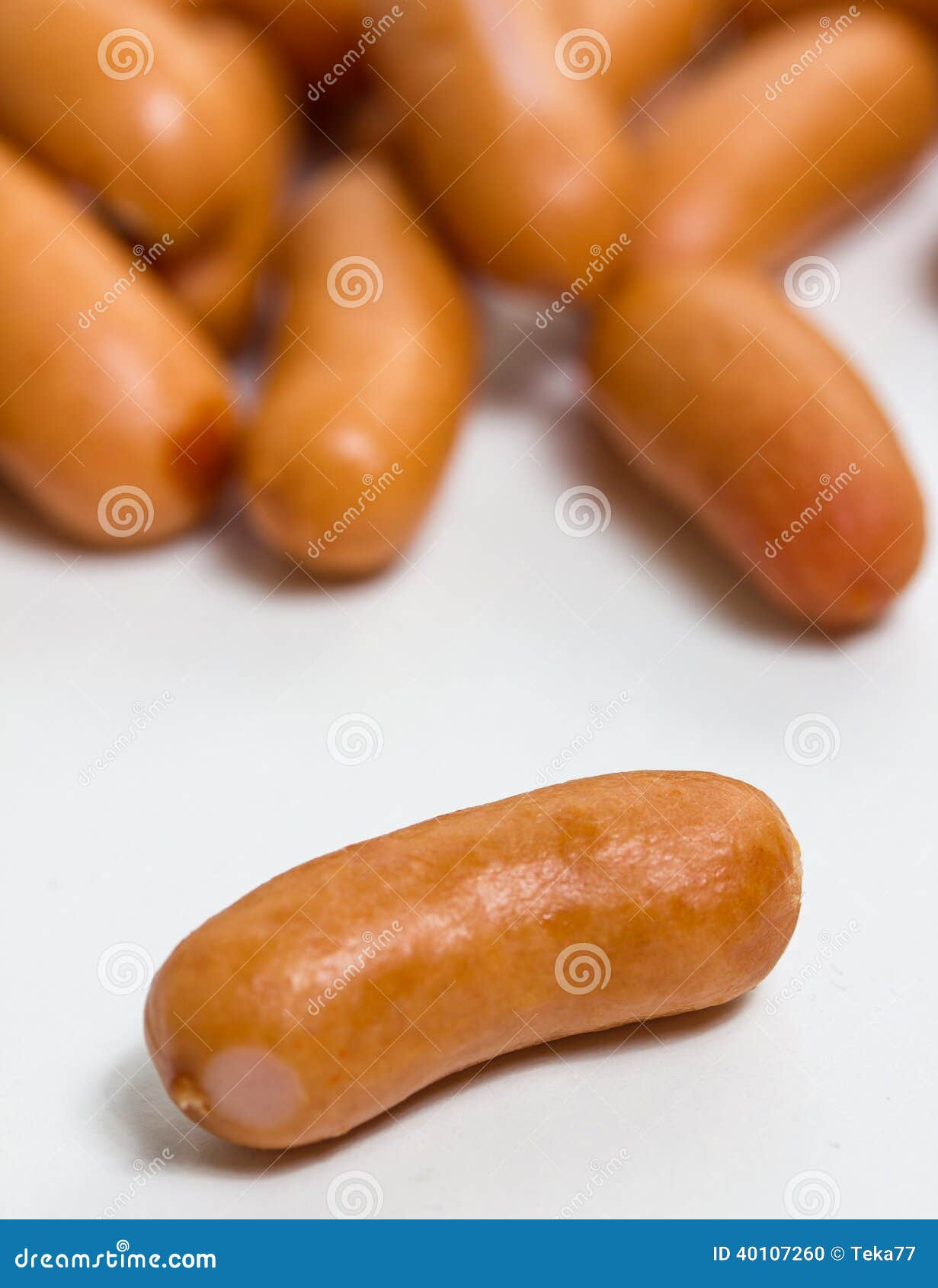 Little sausages stock photo. Image of beef, calories 40107260