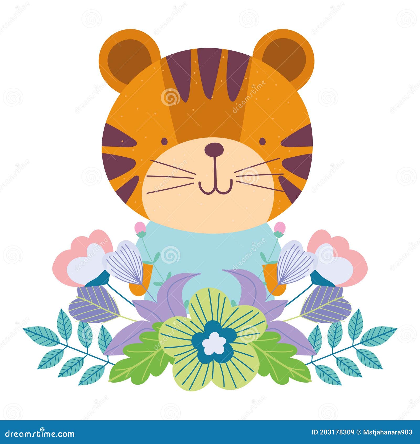 Download Flower Clipart Tiger Clipart Flower Sag Tiger Svg Baby Animals Clipart Flower Digital Tiger Vector Png Digital Print Downloadable Print Art Collectibles Digital Hedoarchitects Pl