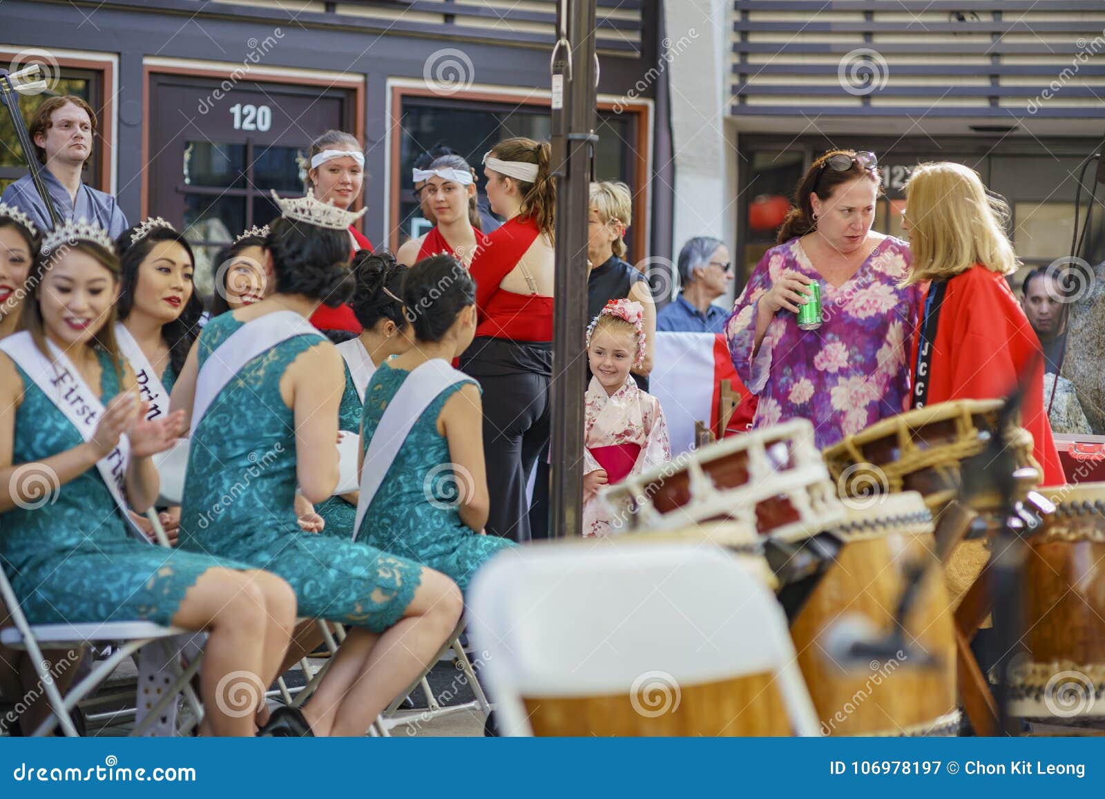 Little Tokyo New Year Music Event Editorial Photography Image of