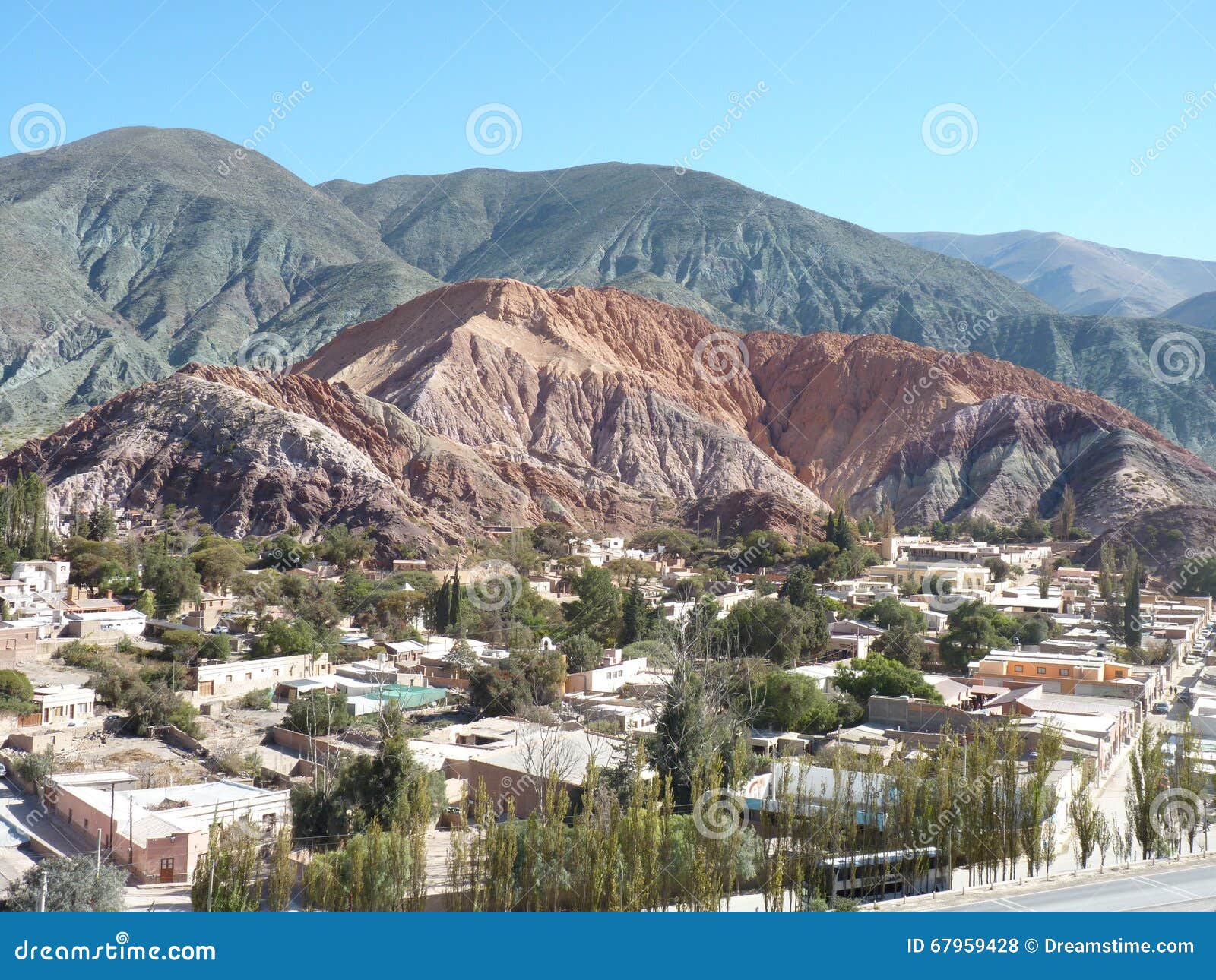 little town of purmamarca, jujuy, argentina