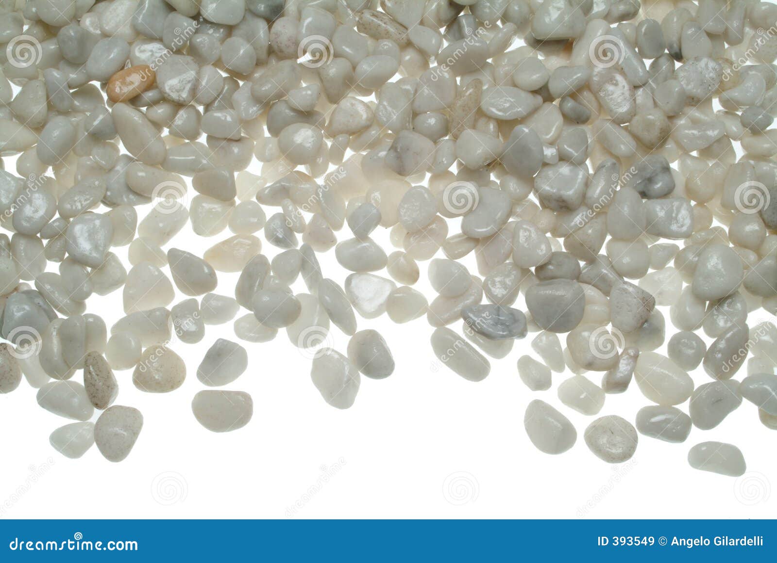 Little white stones stock image. Image of decoration, indoor 393549