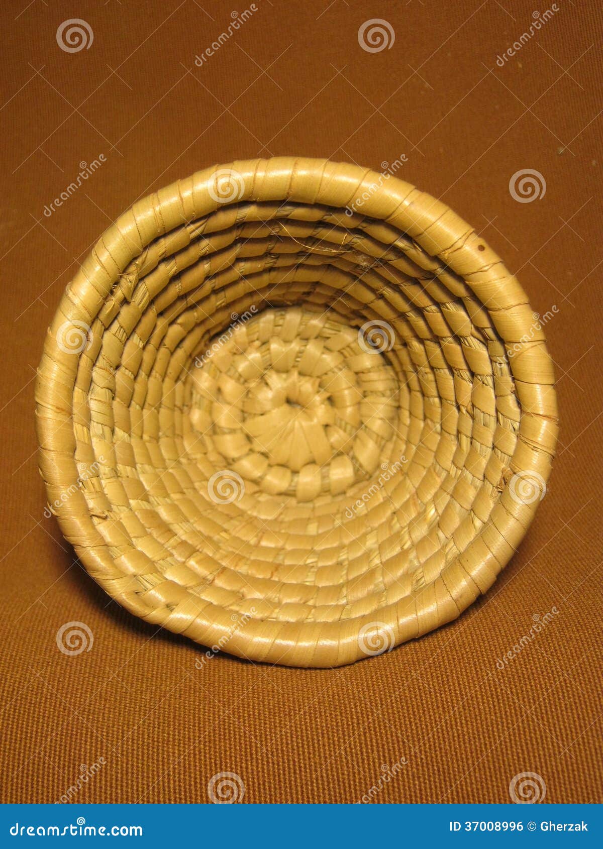 Little Wicker Basket Inside Stock Photo Image of natural, empty