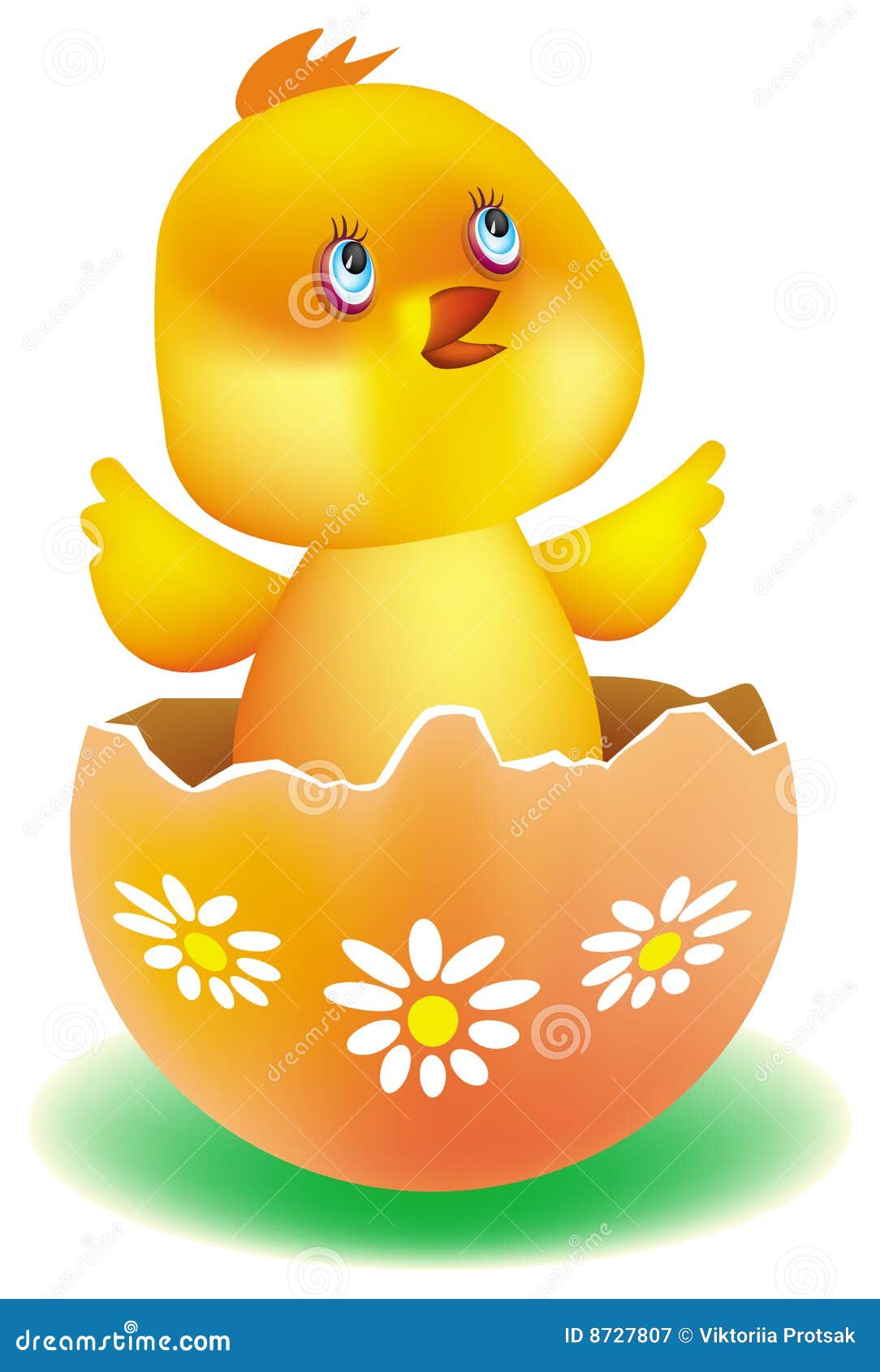 Little Yellow Chicken Chick Different Emotions And Situations Set Of Cute Emoji Illustrations