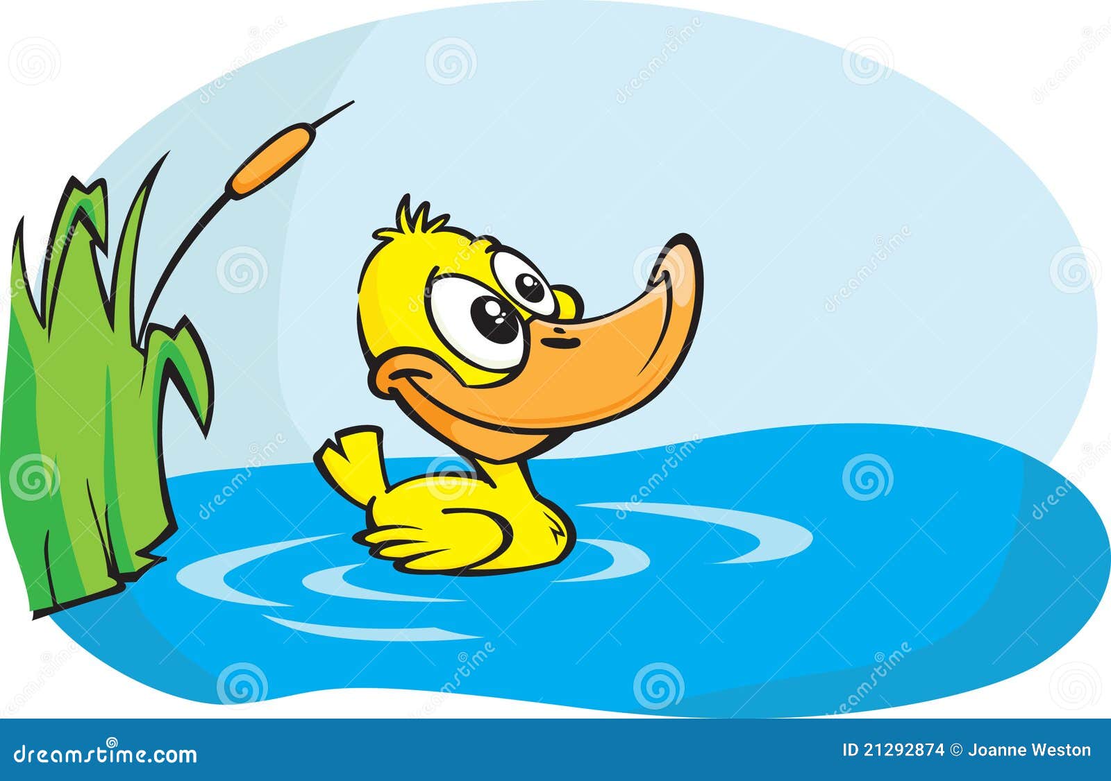 Little yellow duck stock vector. Illustration of smile - 21292874 Little yellow duck stock vector. Illustration of smile - 21292874